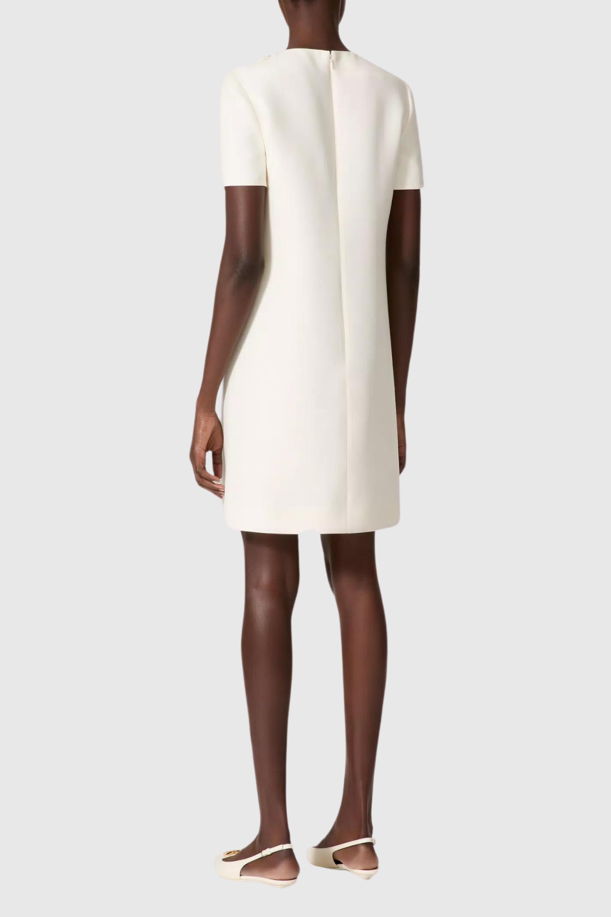 Kira Short Sleeves Flower Mini Dress