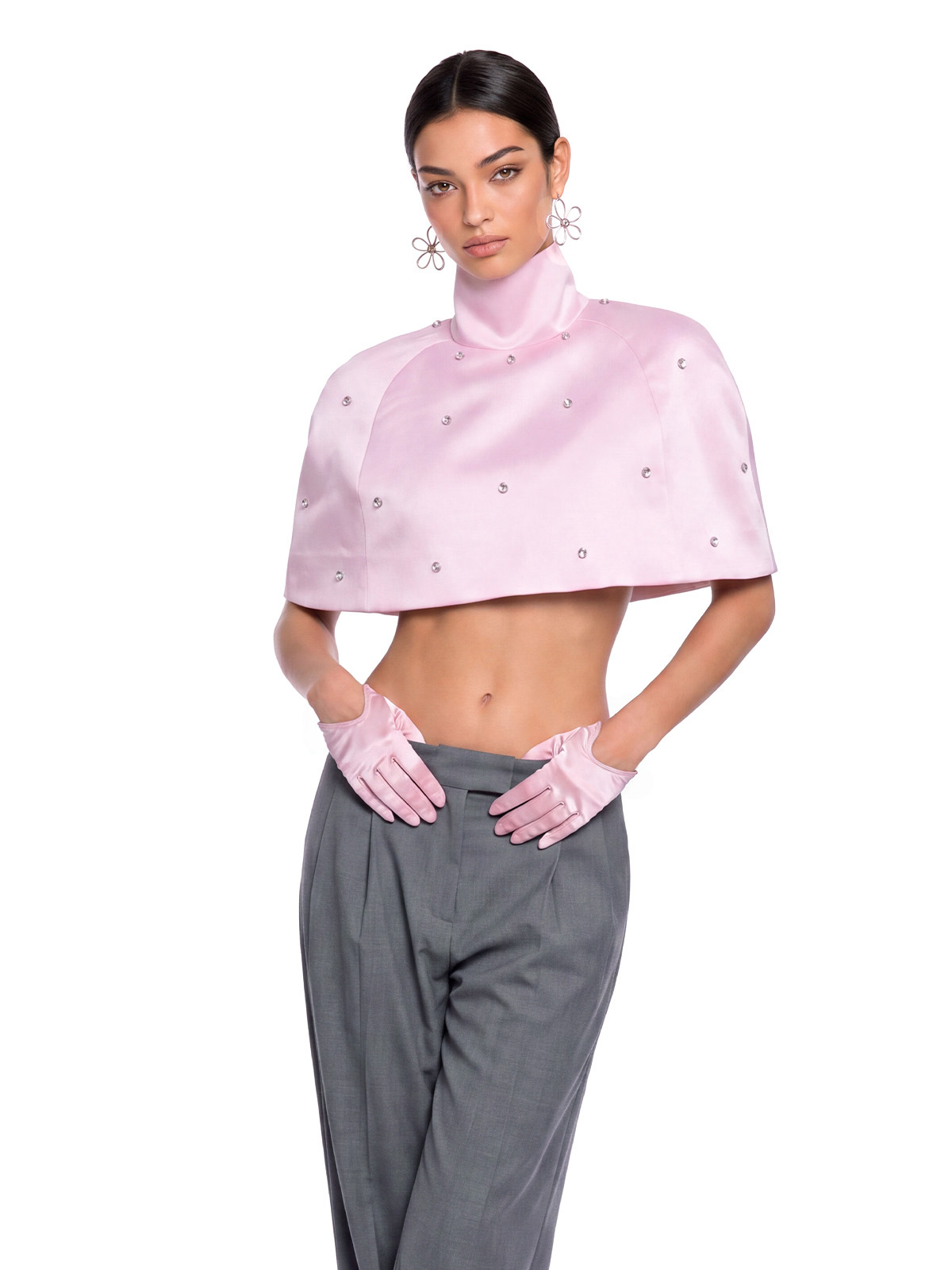 Kiral Crystal Shawl Top