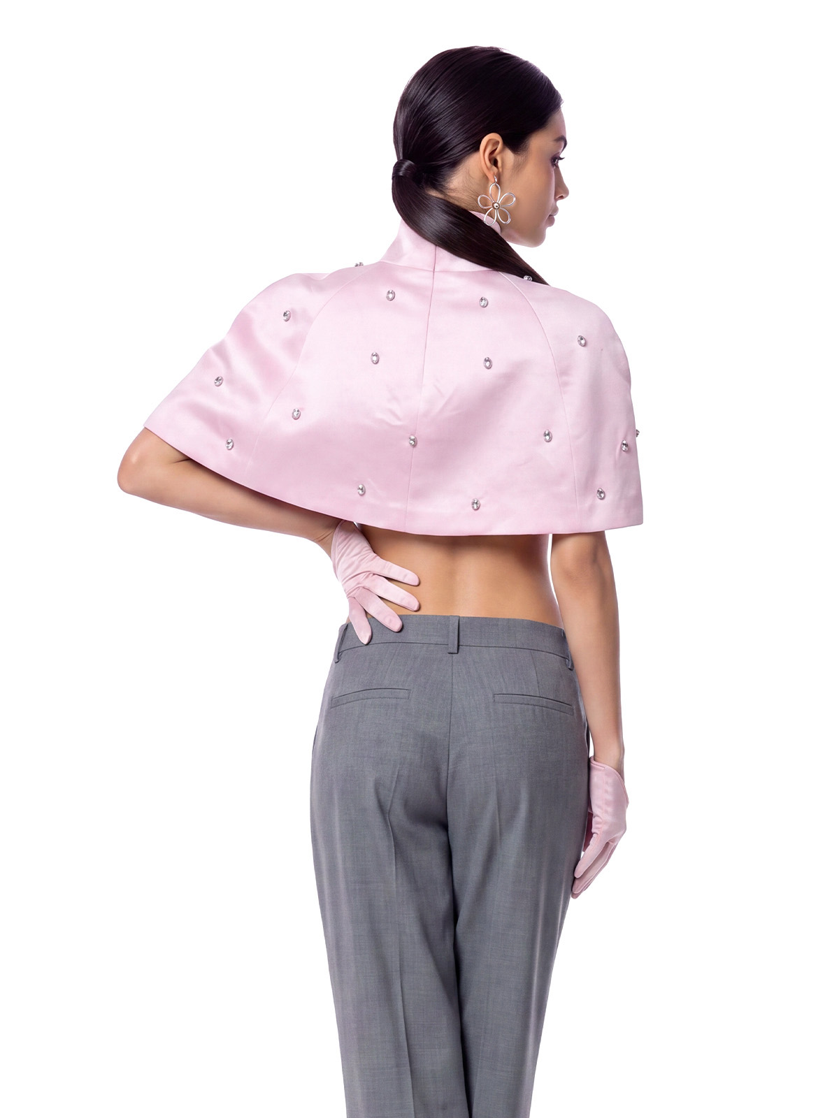 Kiral Crystal Shawl Top
