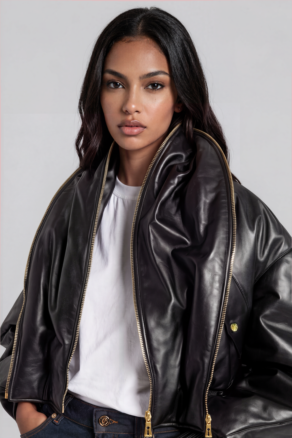 Kirkan Deconstruct Leather Jacket