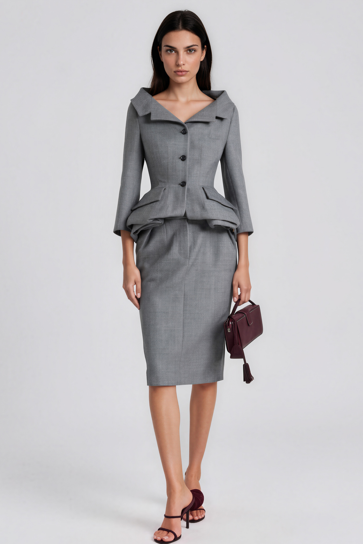 Kiros Split MidI Skirt