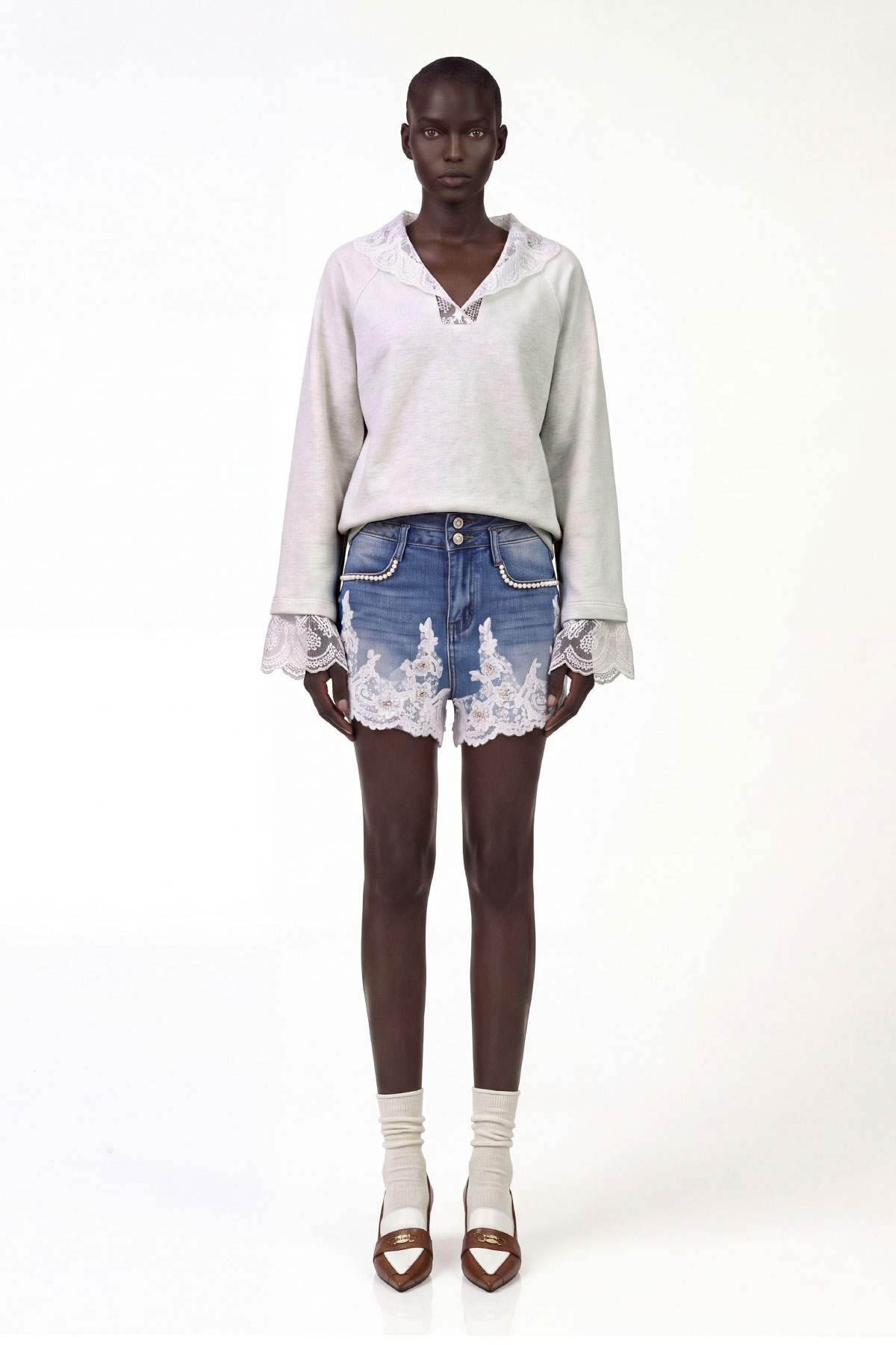 Kohana Hooded Lace Top