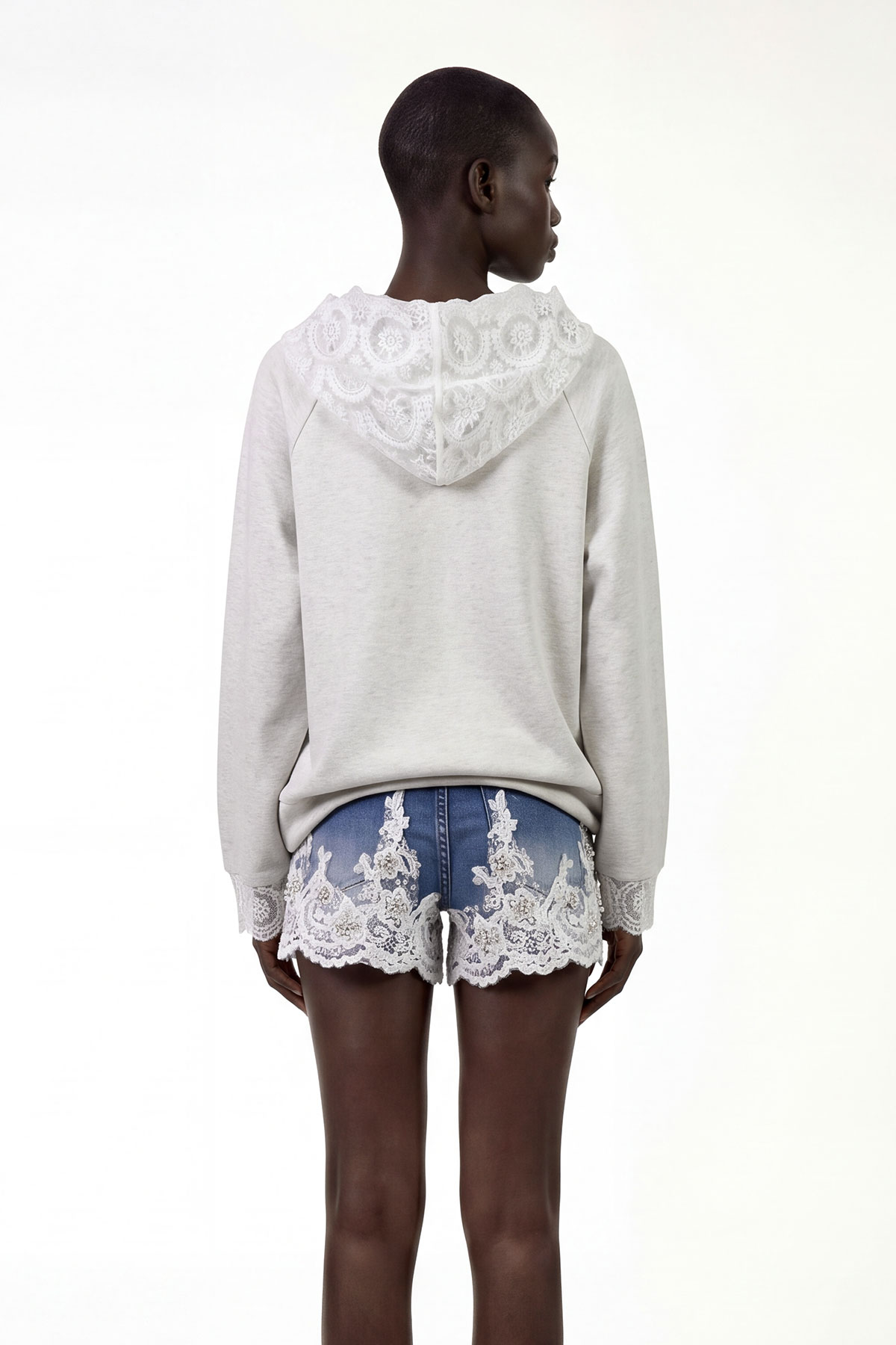 Kohana Hooded Lace Top