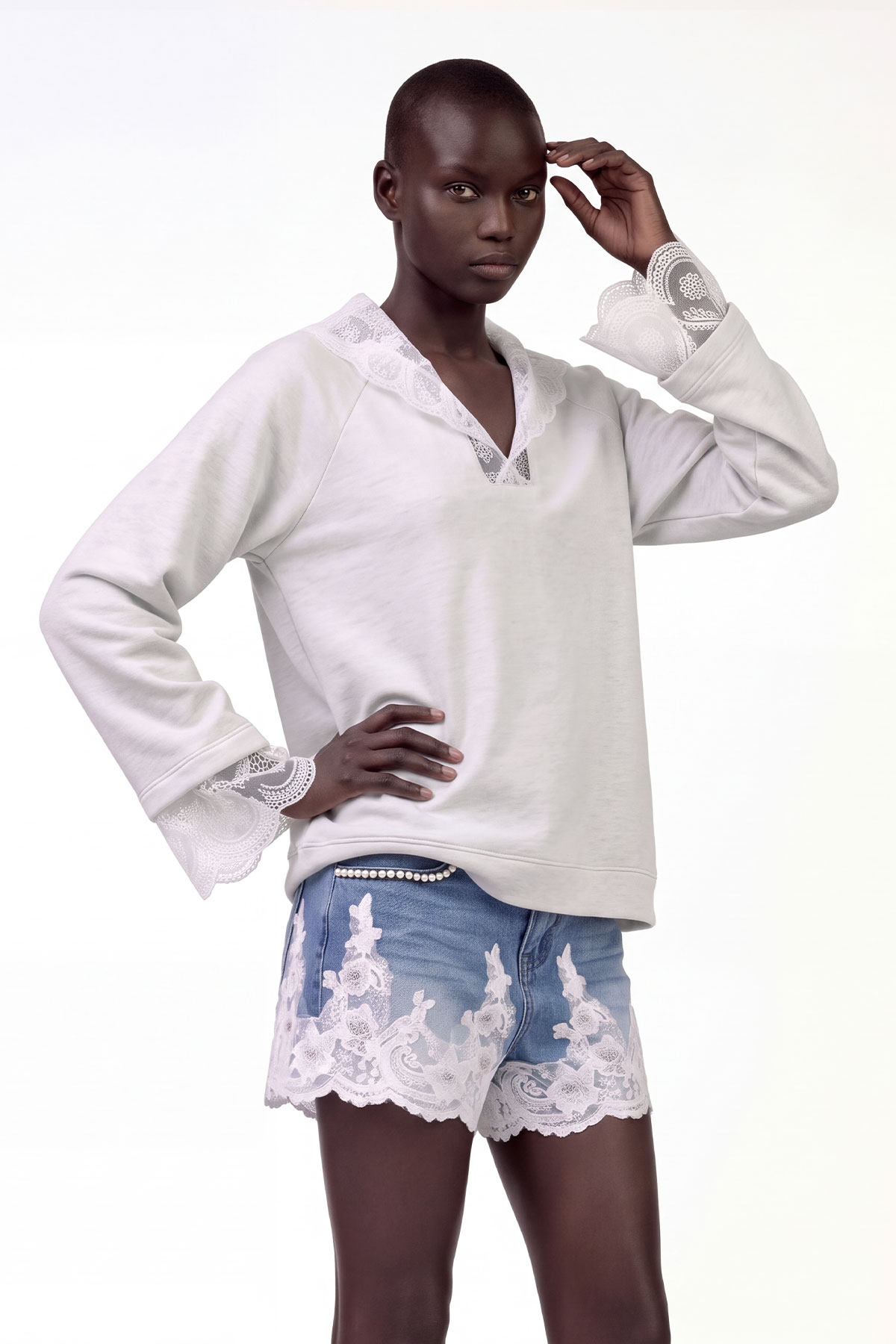 Kohana Hooded Lace Top