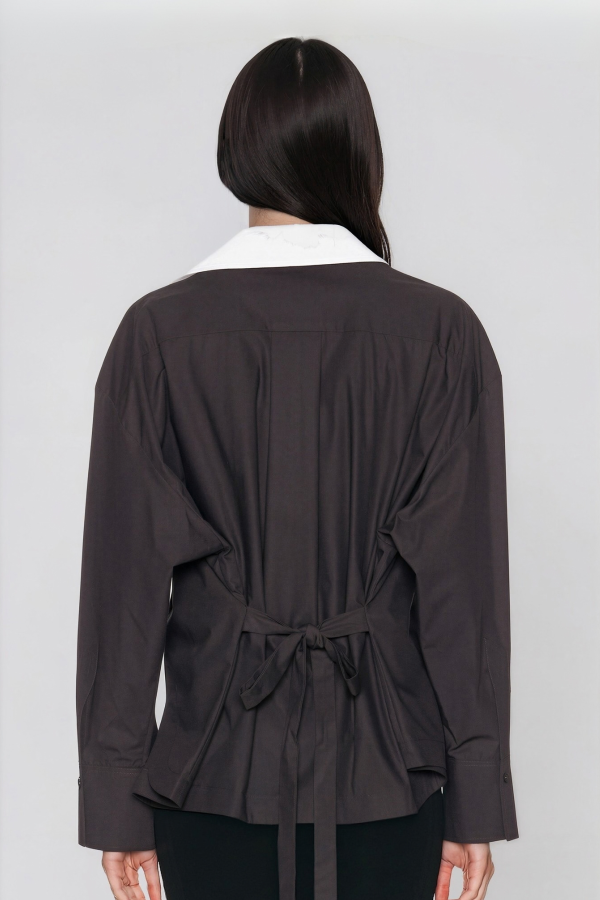 Koharu Lapel Tie Up Jacket