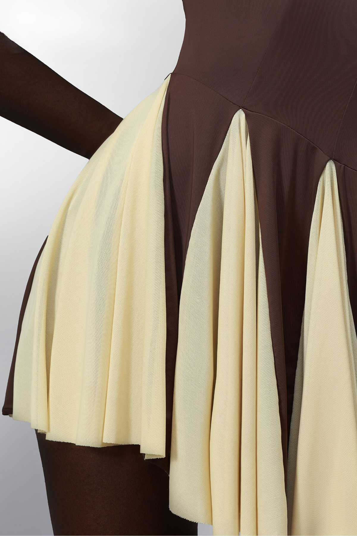 Kolya Asymmetric Ruffle Mini Dress