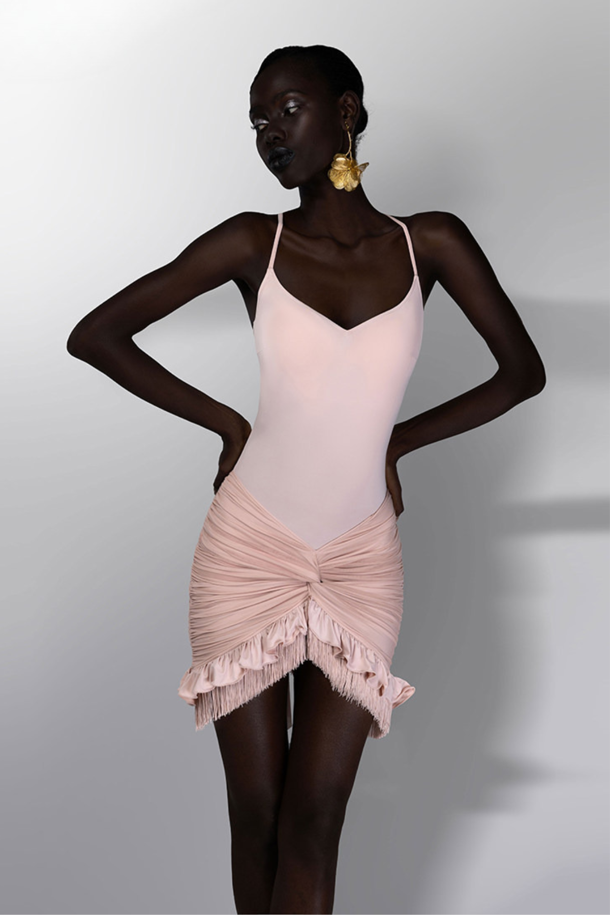 Koma Ruch Fringe Ruffle Skirt Set