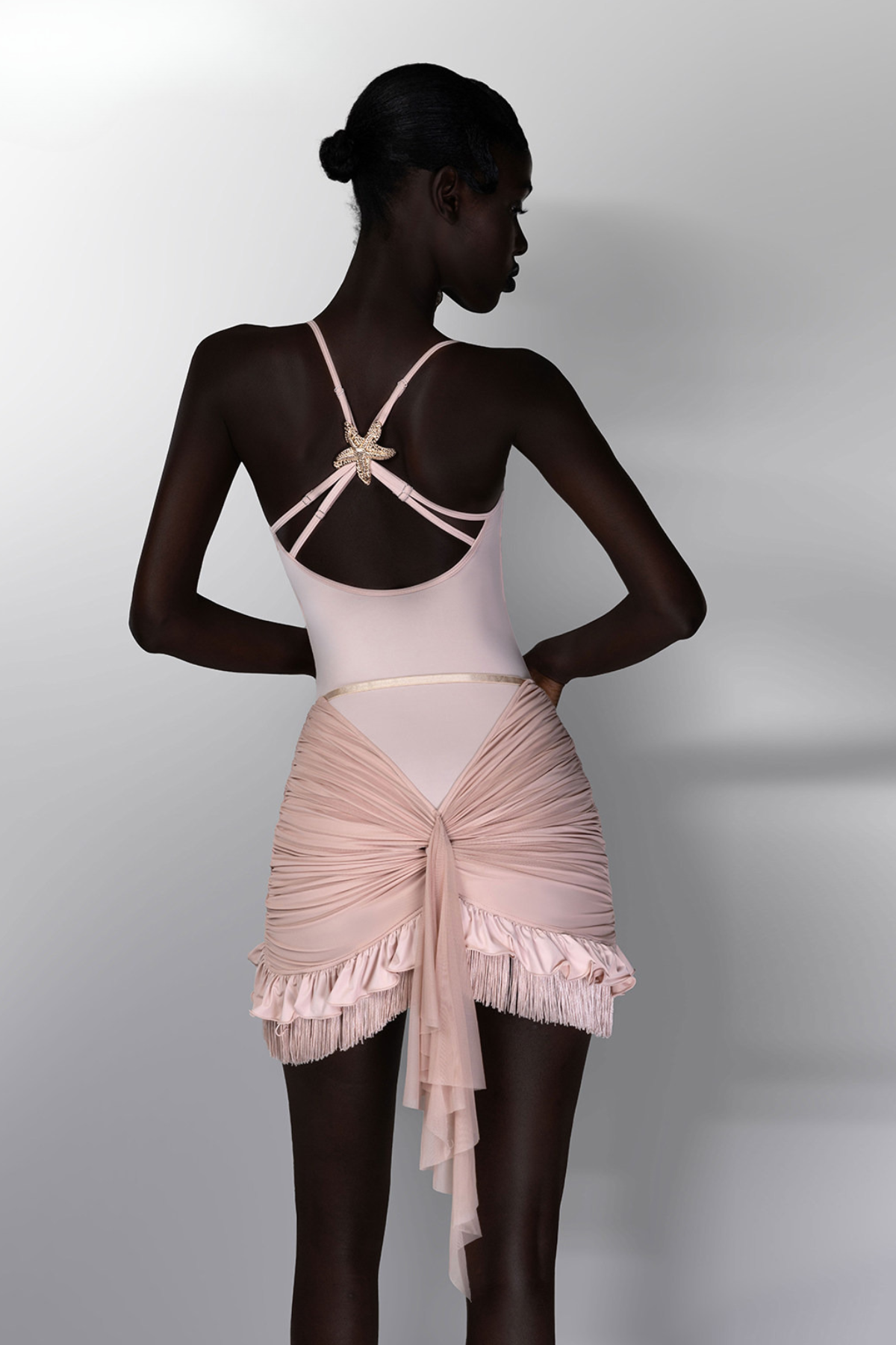 Koma Ruch Fringe Ruffle Skirt Set