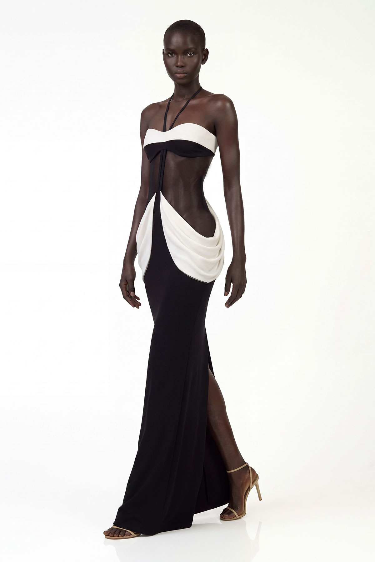 Kona Cutout Draped Maxi Dress