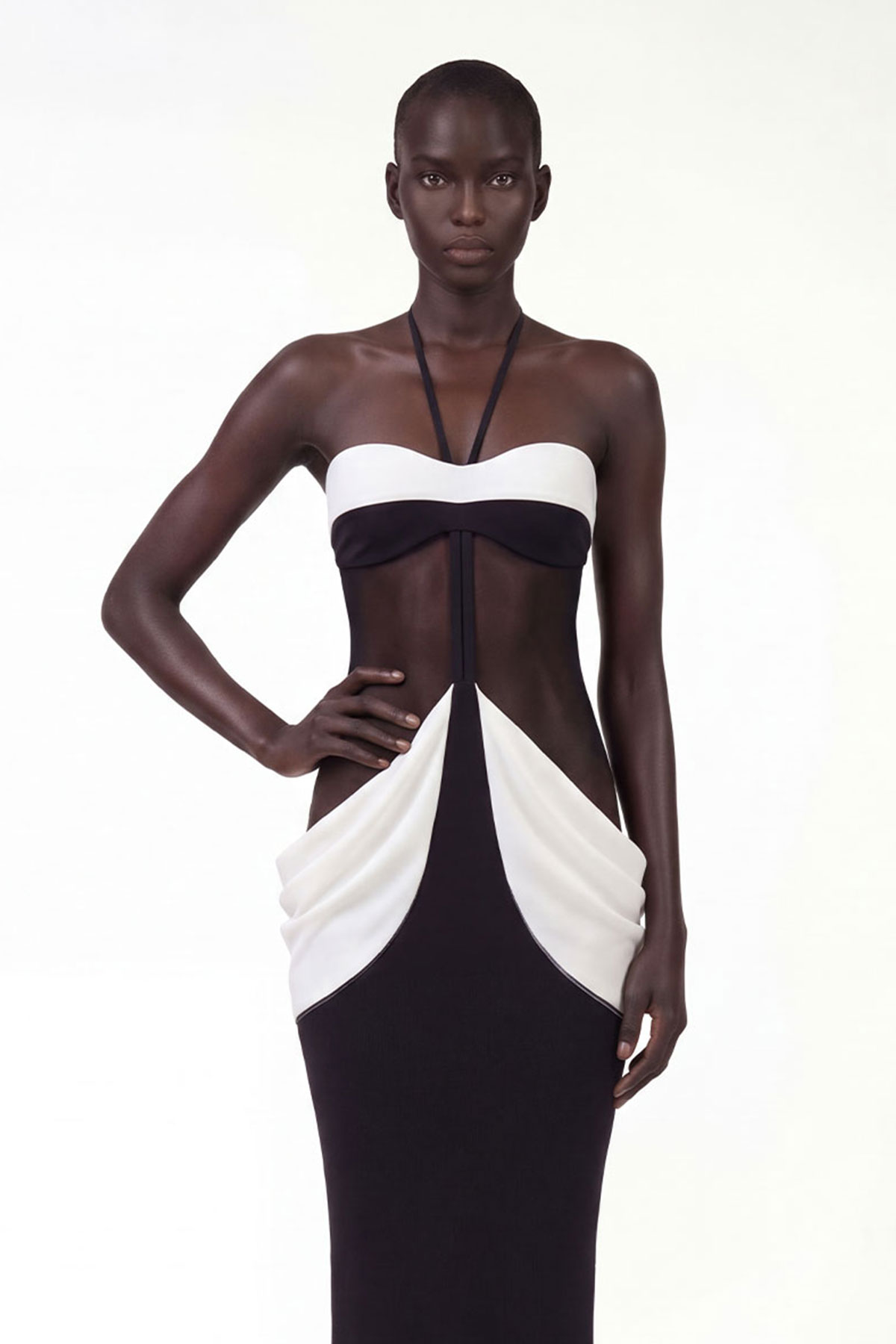 Kona Cutout Draped Maxi Dress