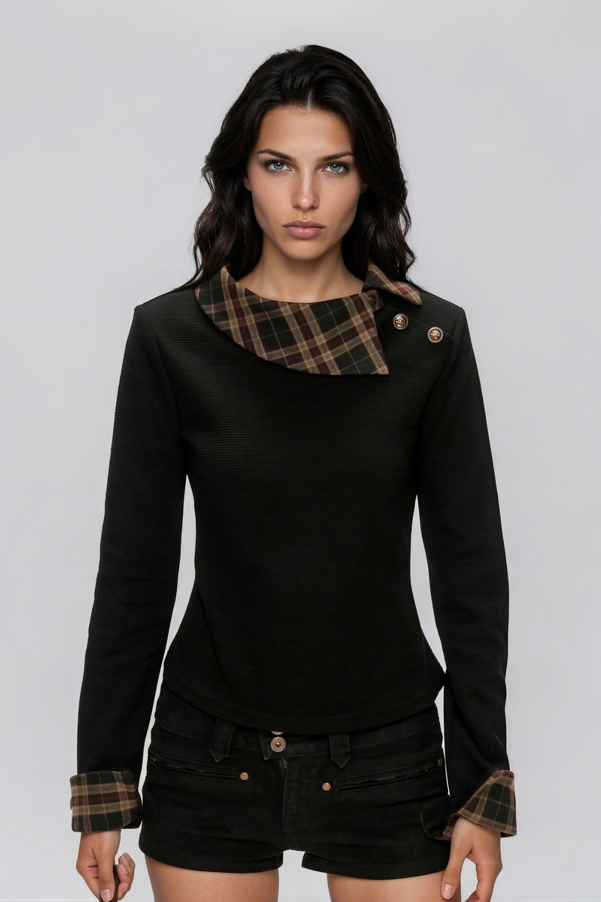Korbin Asymmetric Grid Top