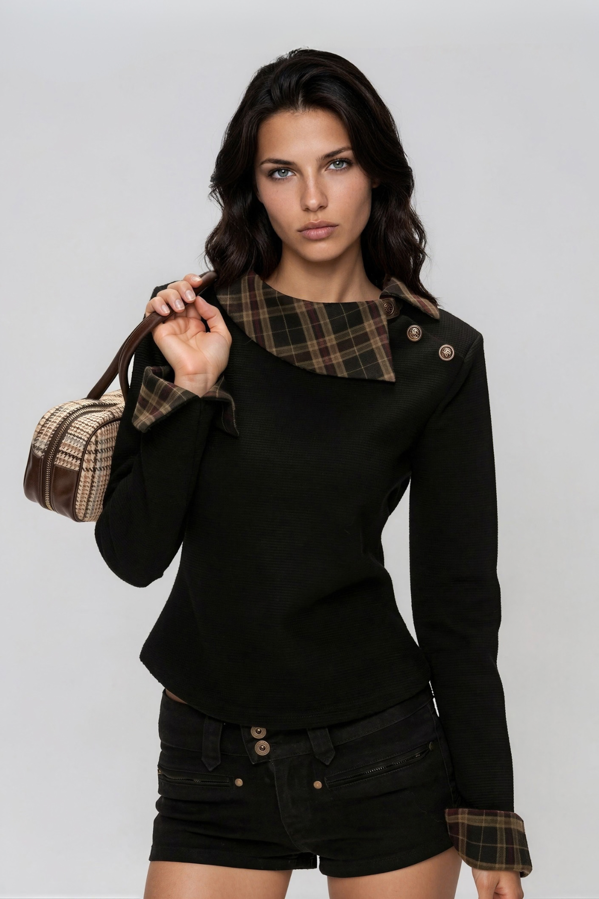 Korbin Asymmetric Grid Top