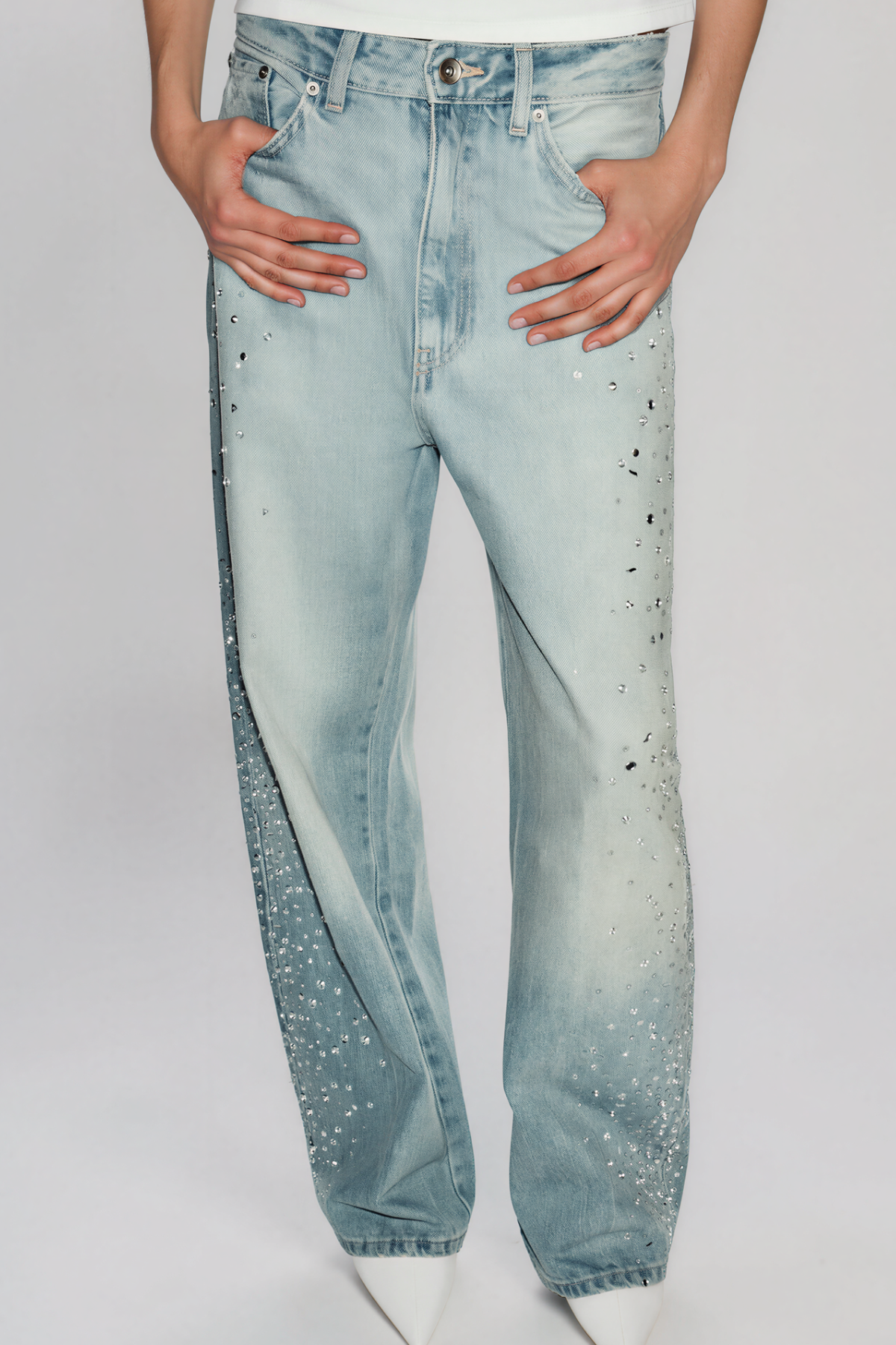 Korrine Rhinestone Jeans
