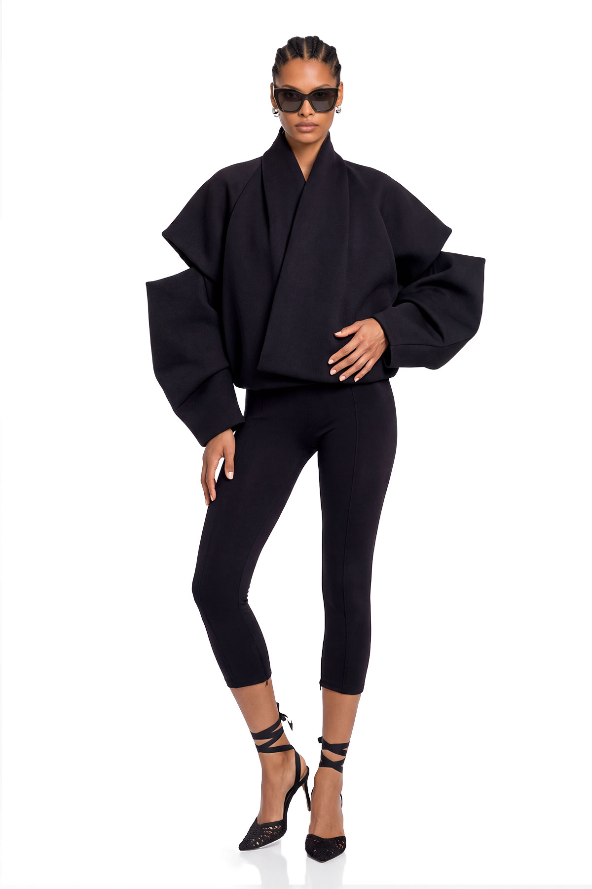 Kreeli Batwing Sleeve Jacket