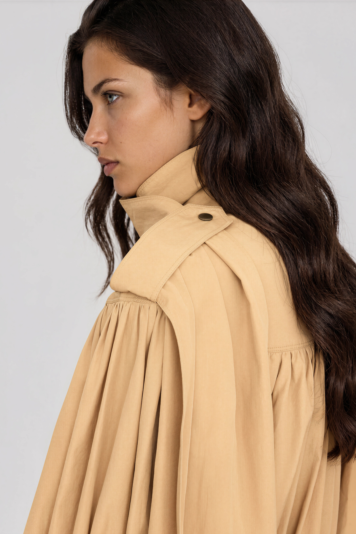 Krikor High Neck Trench Coat