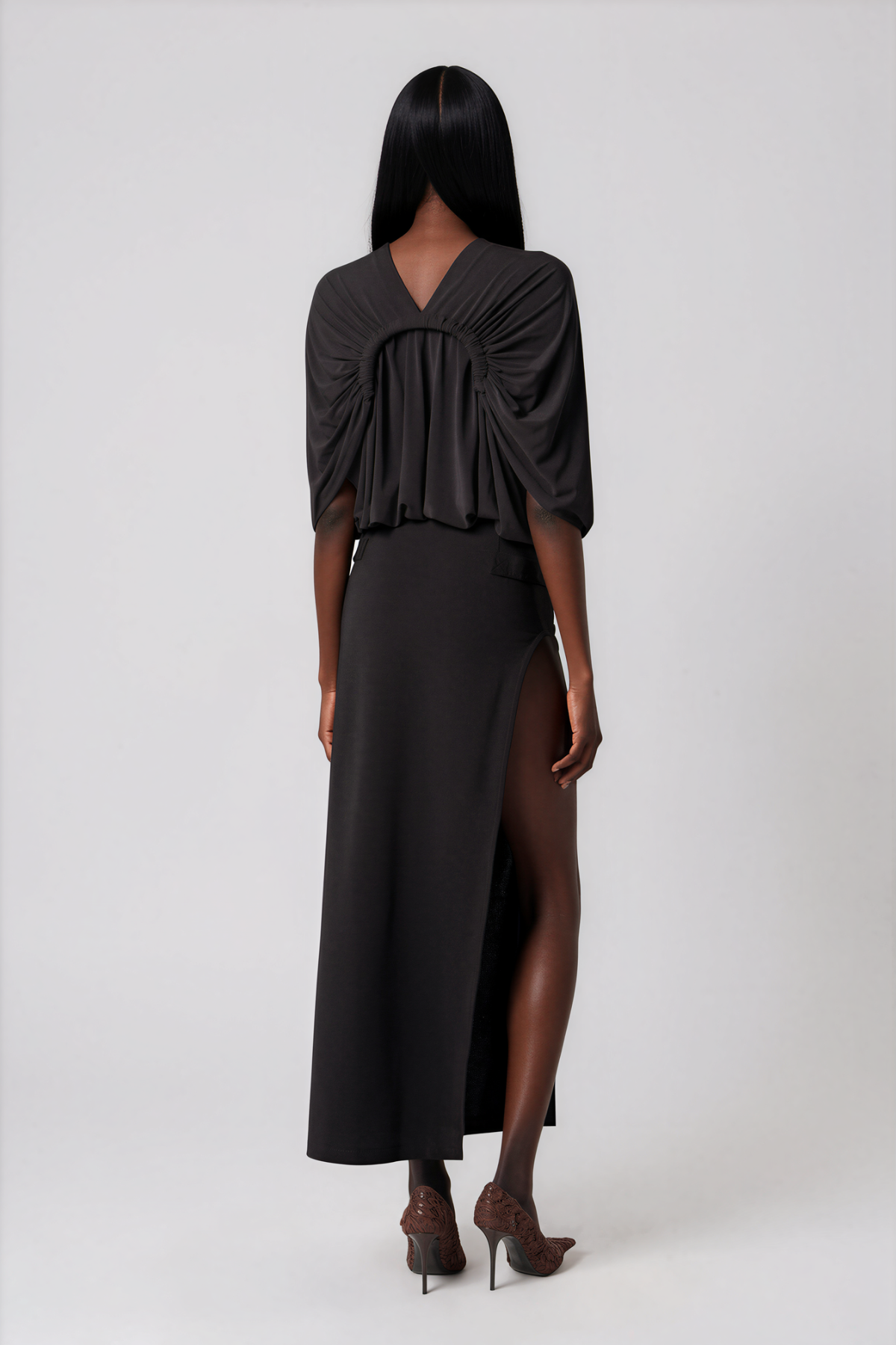 Krish Belt Maxi Skirt