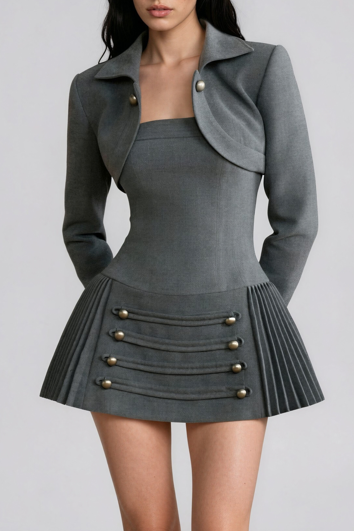 Kristian Napoleon Two Piece Mini Dress