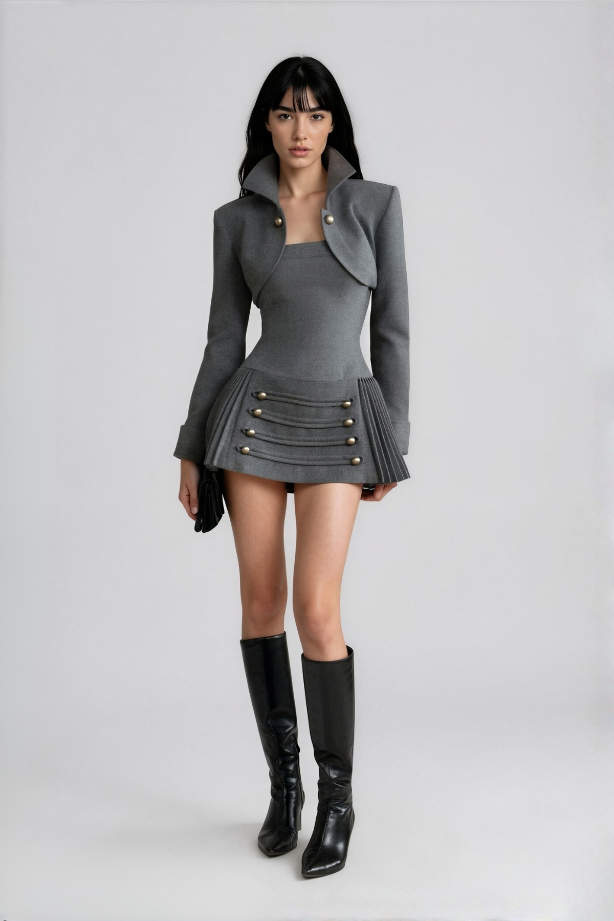 Kristian Napoleon Two Piece Mini Dress