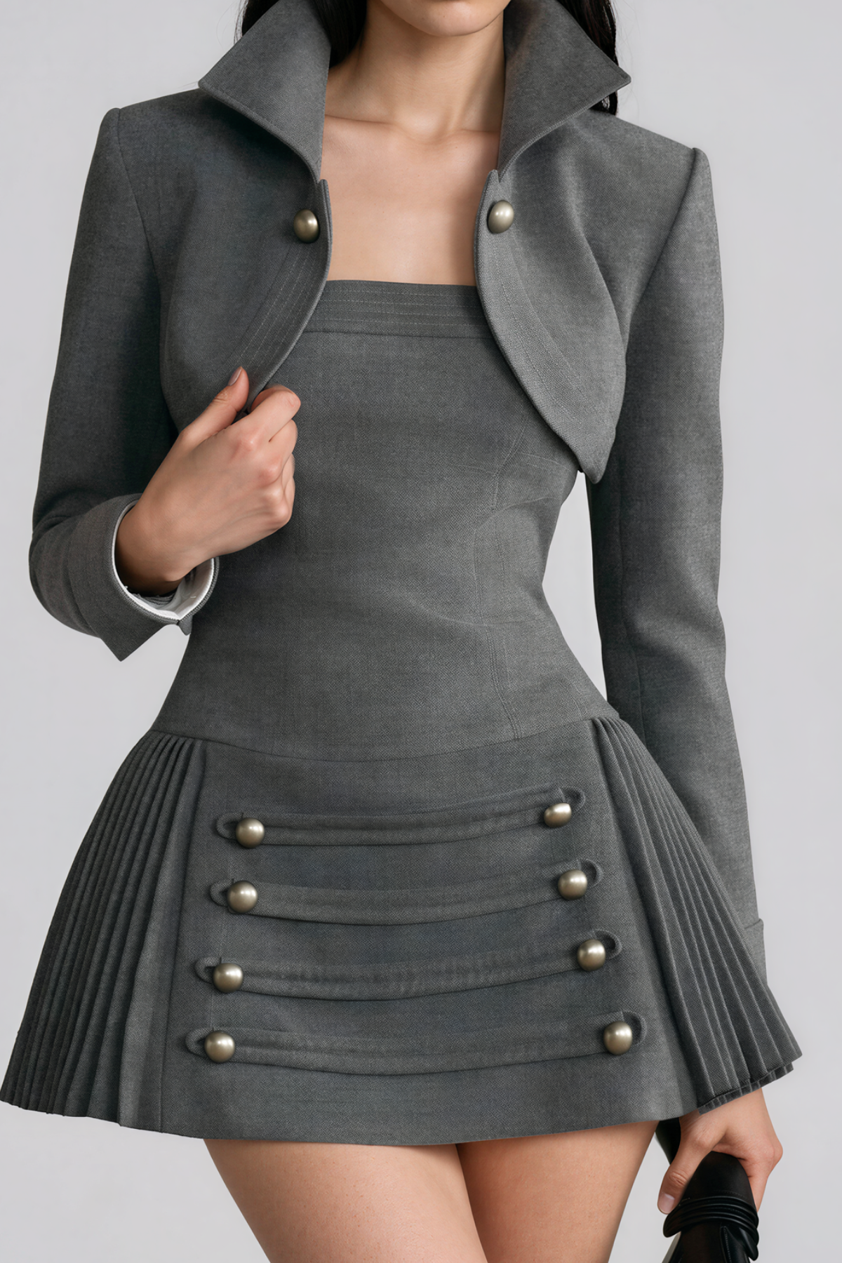 Kristian Napoleon Two Piece Mini Dress