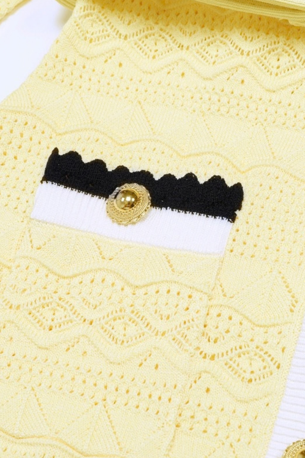 Kristoff Knit Flower Skirt Set