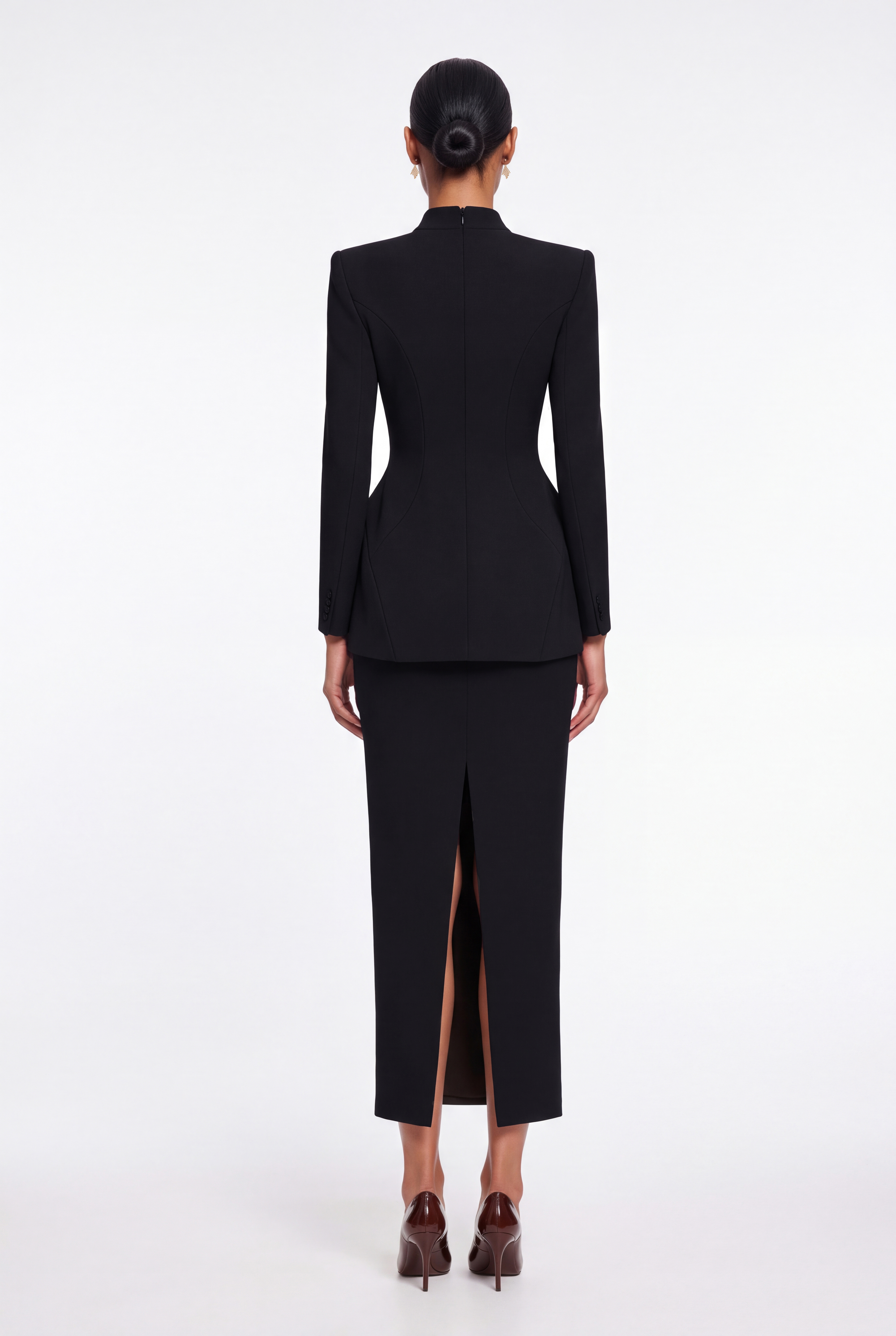 Kristopher Asymmetric Cutout Skirt Set