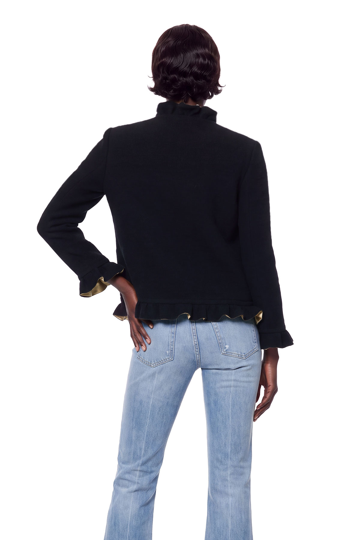 Kristy Ruffle Tie Up Top