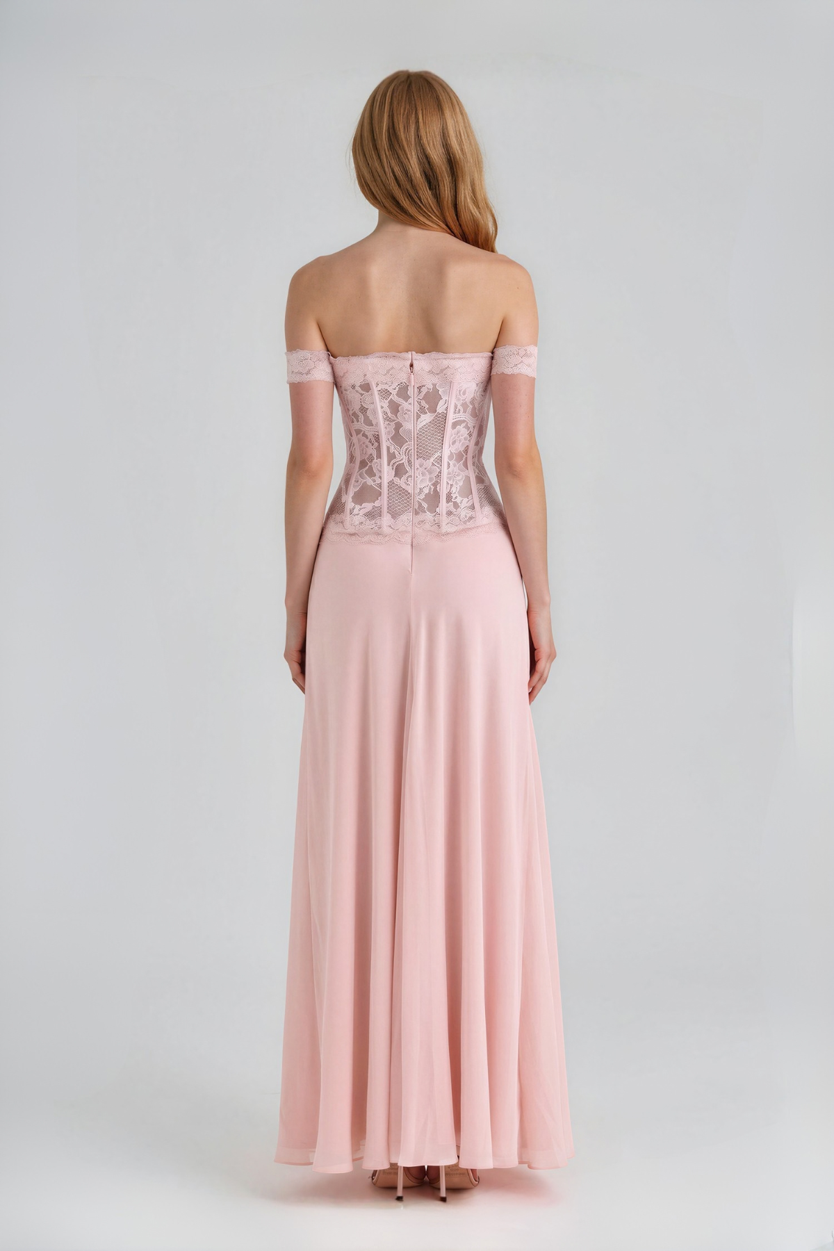 Kumara Off Shoulder Corset Maxi Dress