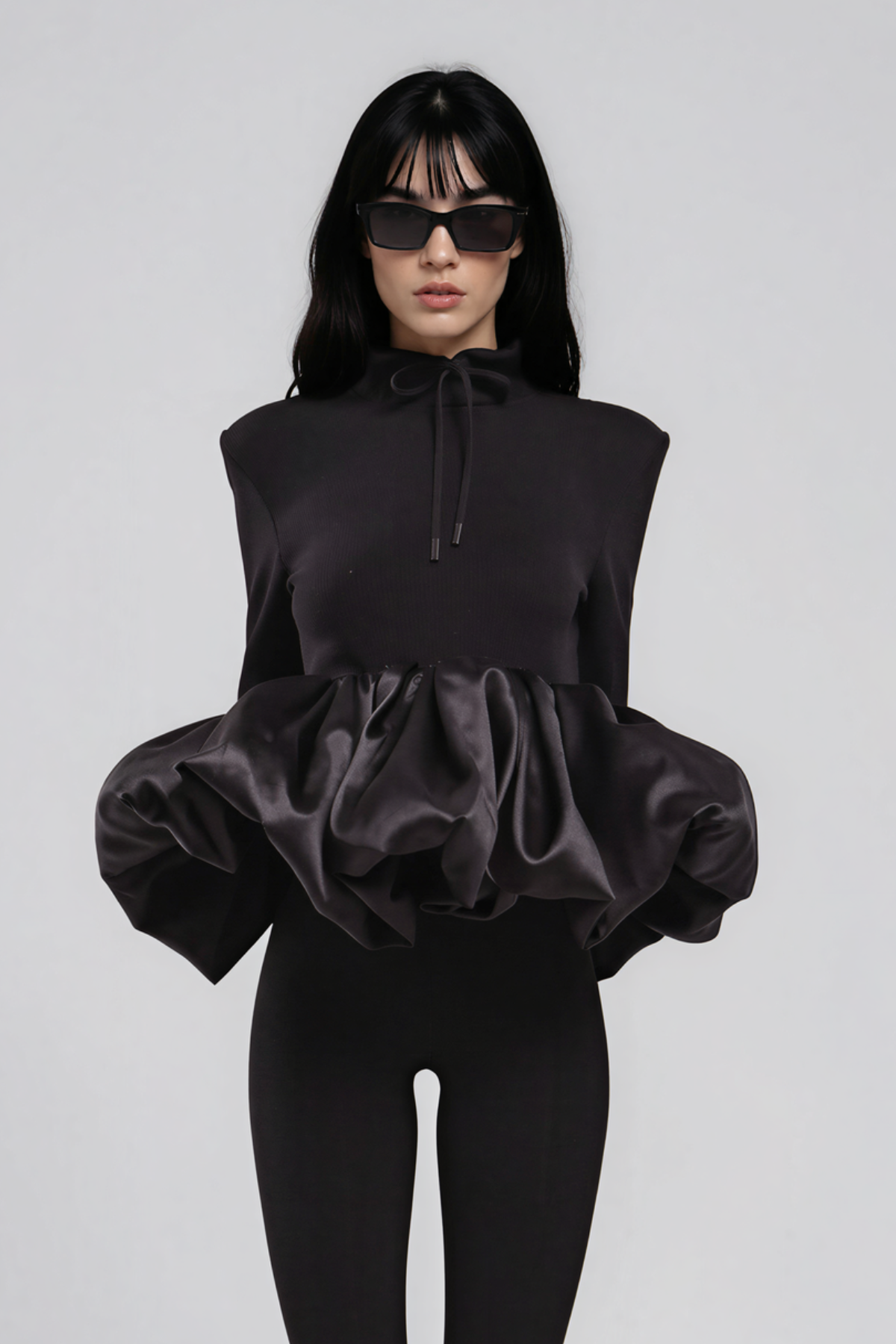 Kwanze Hooded Bubble Top