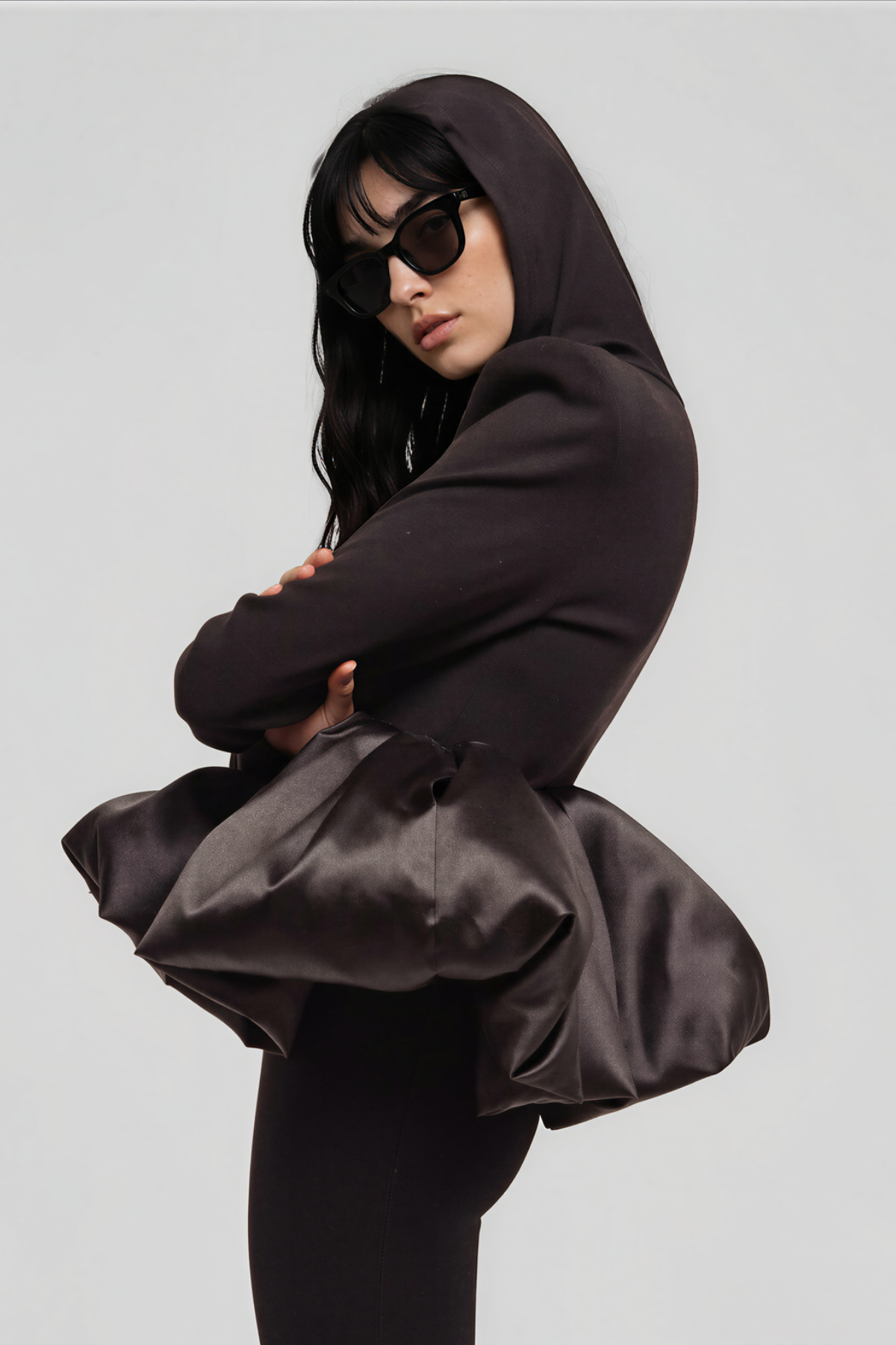 Kwanze Hooded Bubble Top