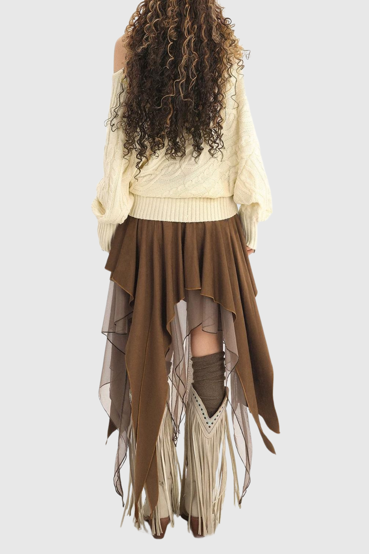 Kylar Asymmetric Knit Top