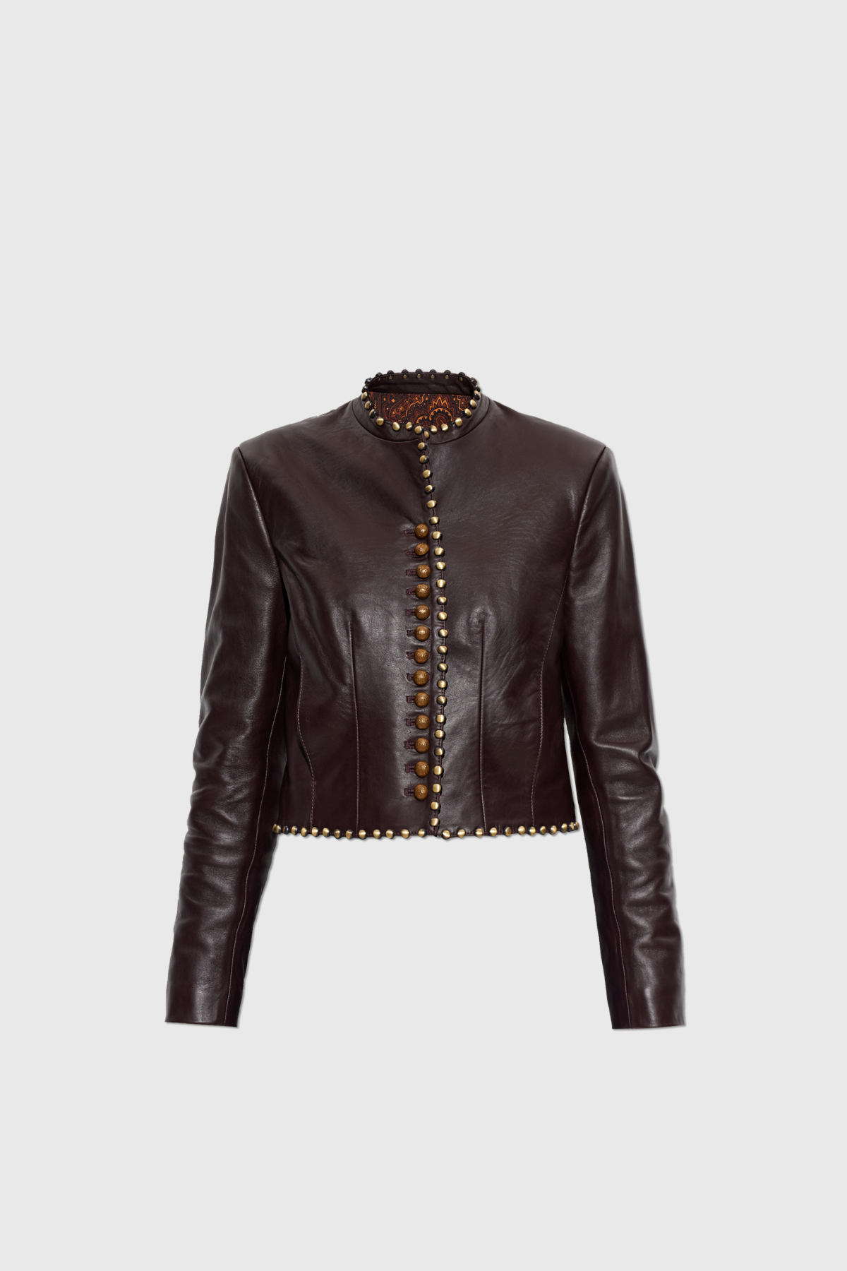 Kylee Studded Leather Jacket