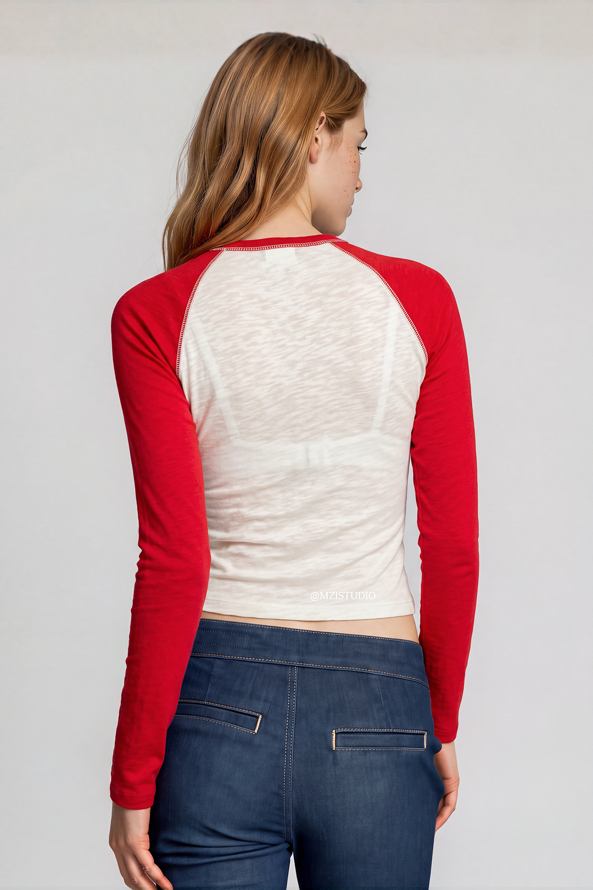 Kylie Long Sleeve Colorblock Top