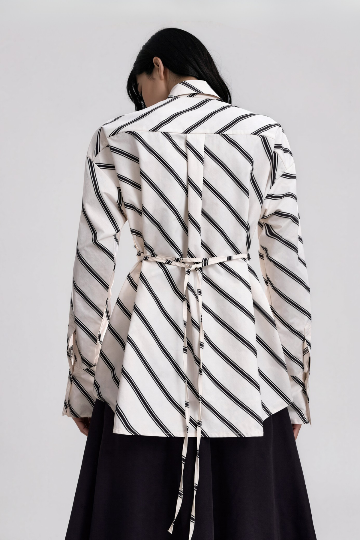 Kylo Lapel Stripe Top