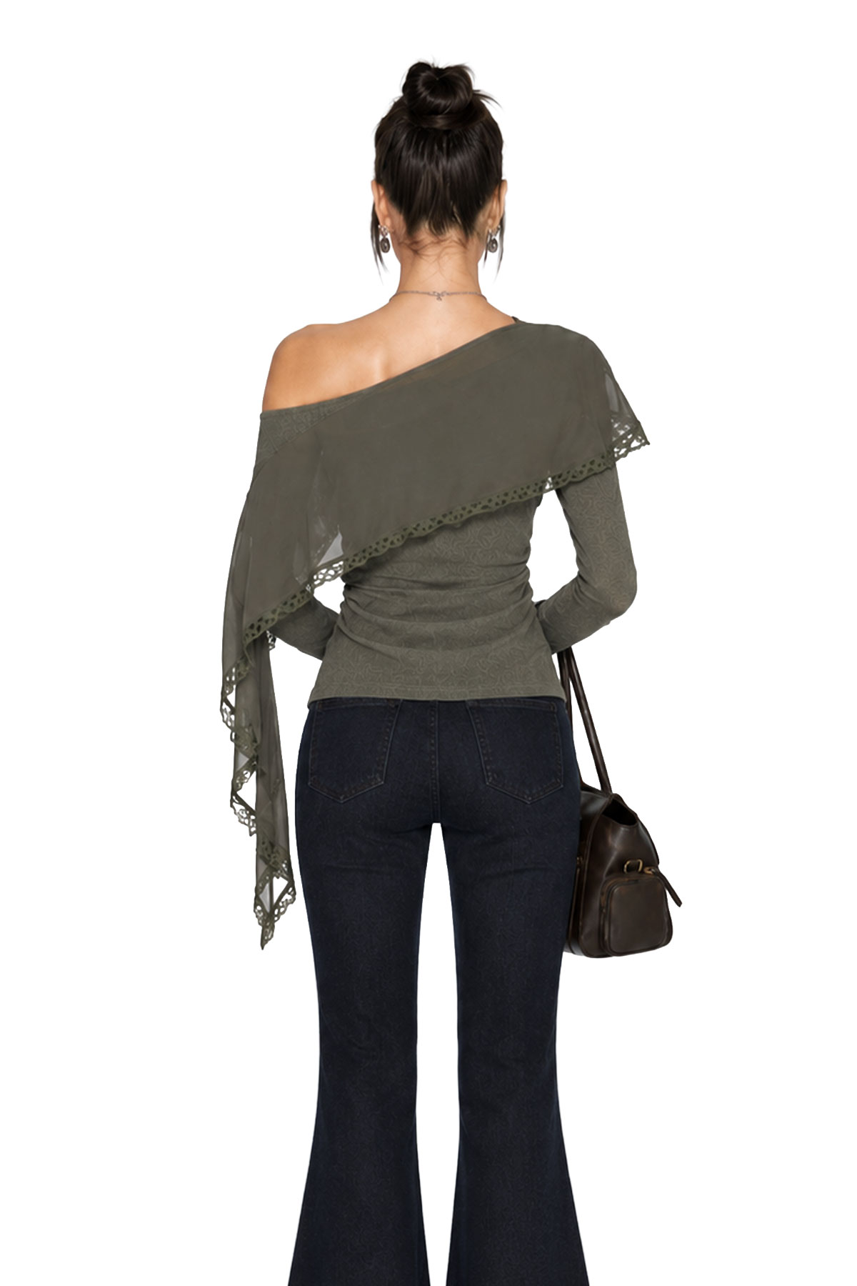Kyoko Shawl Lace Top