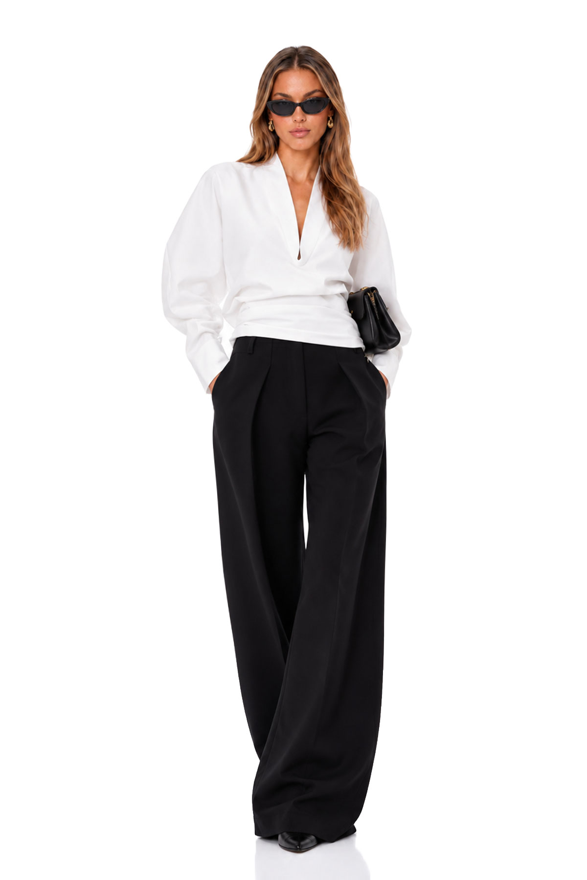 Kyson V Neck Draped Top
