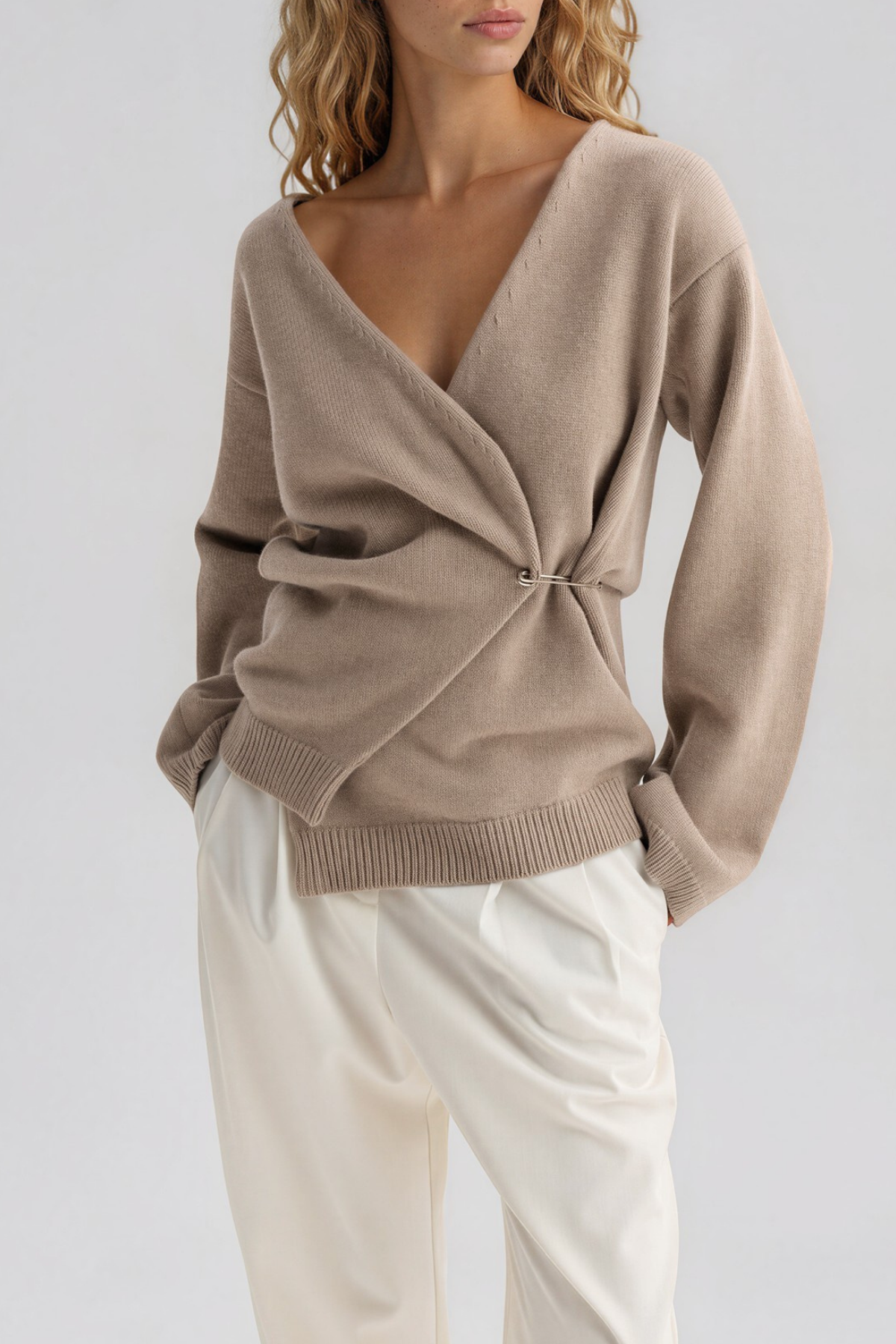 Kyrylo Asymmetric Knit Top
