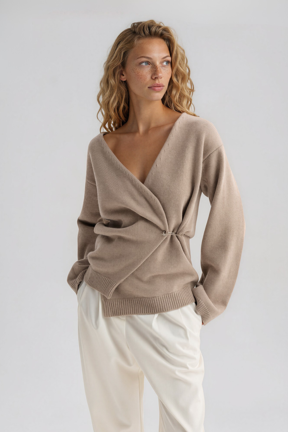 Kyrylo Asymmetric Knit Top