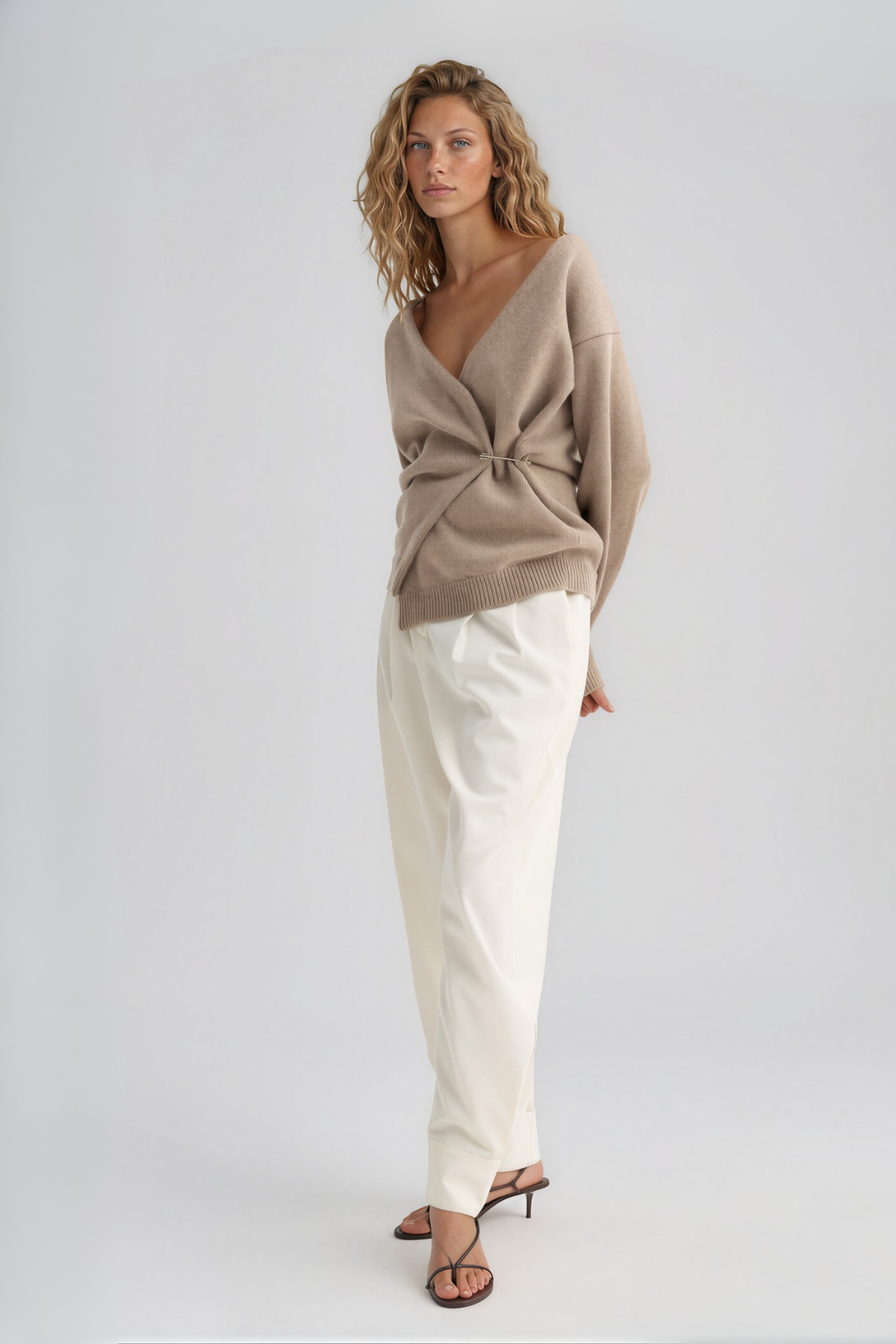 Kyrylo Asymmetric Knit Top
