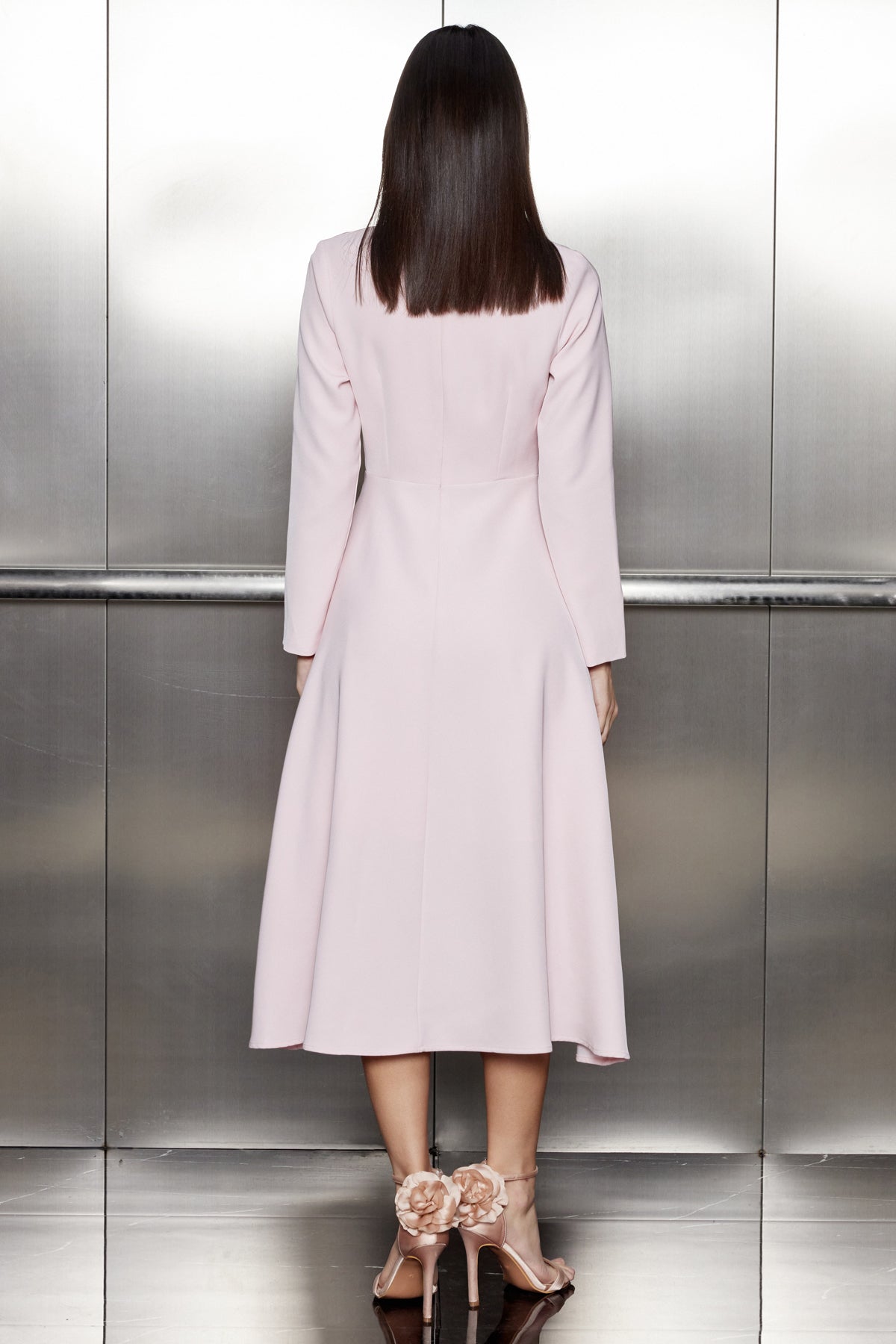 Lavanya Bow Ruffle Maxi Dress