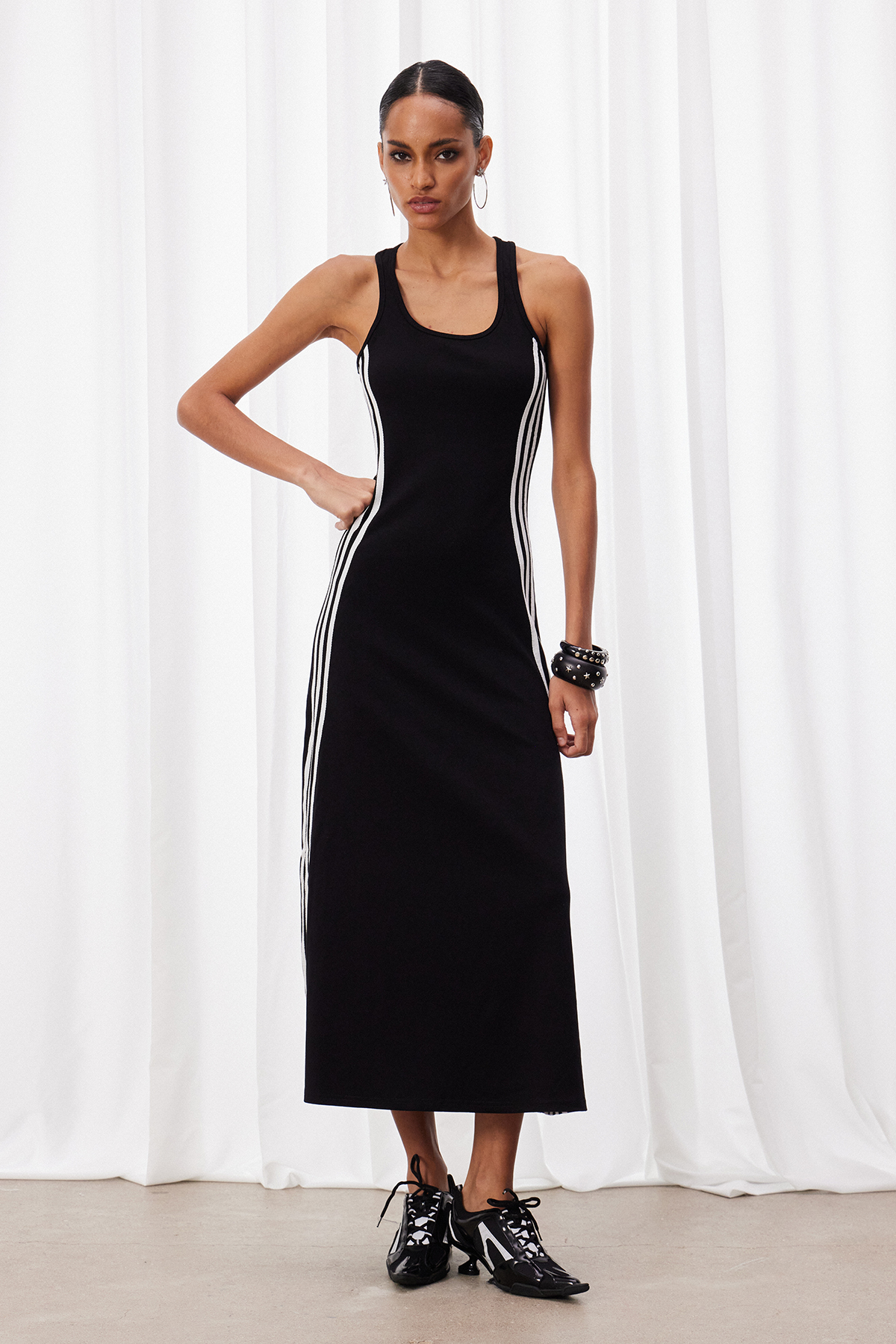 Maarten Two Piece Stripe Midi Dress