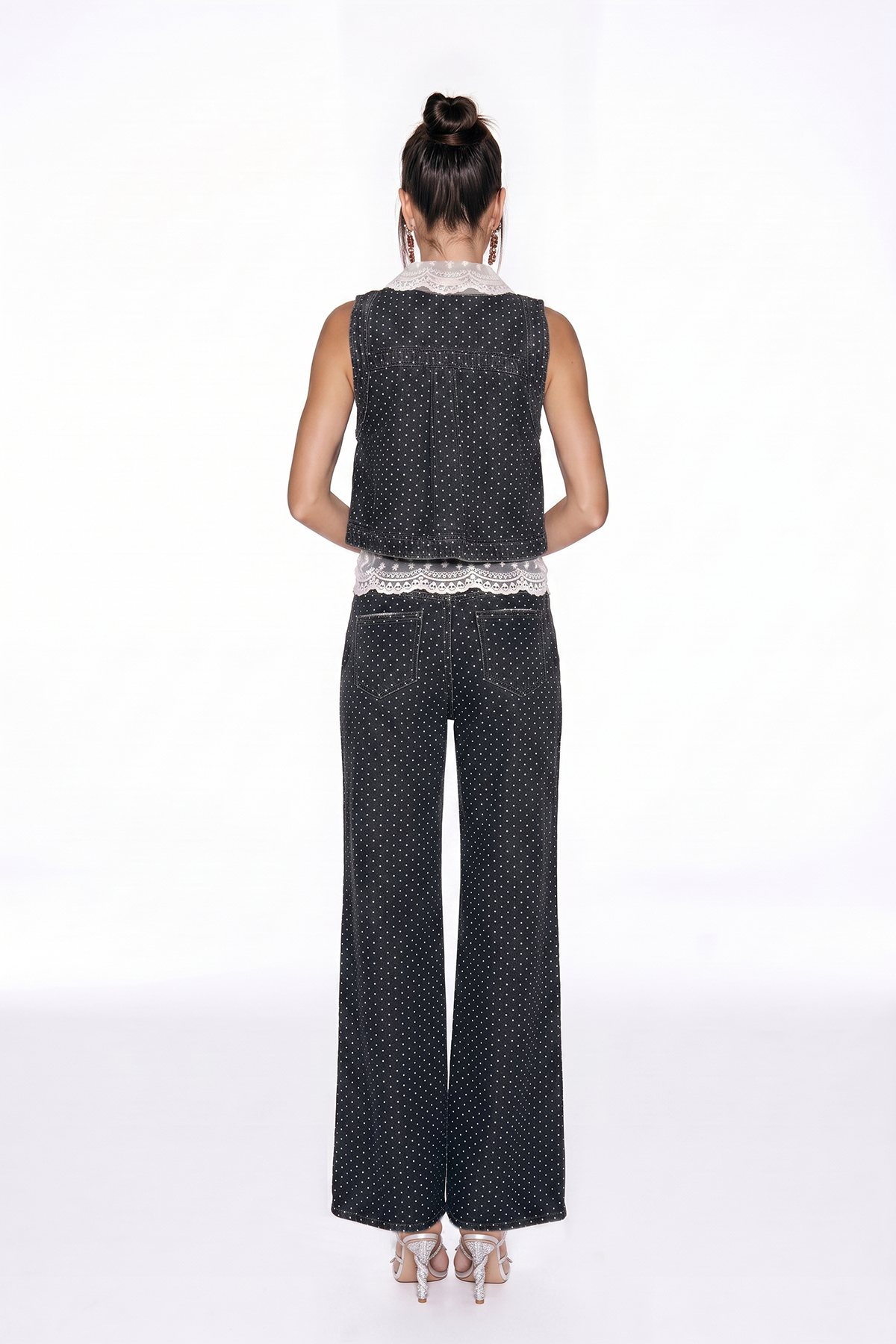 Maas Dot Lace Pants Set