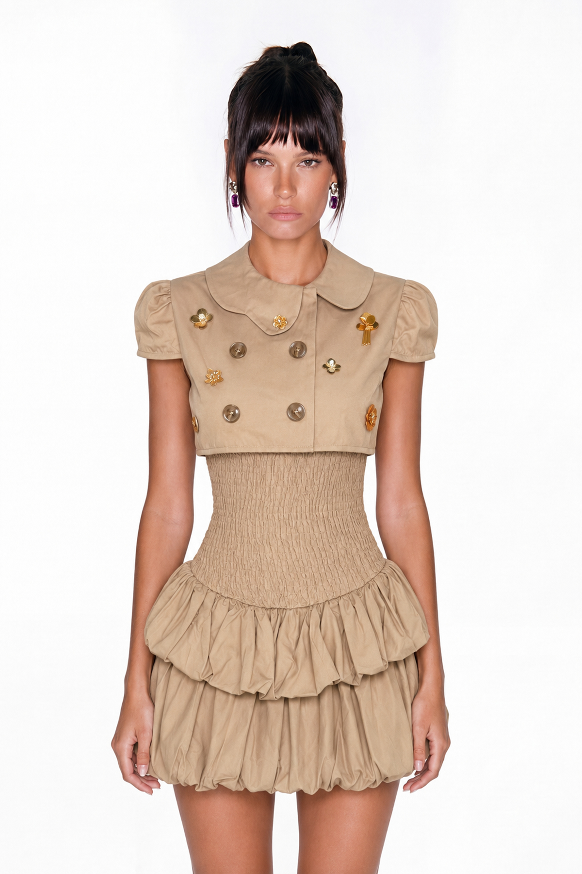Maaseiah Three Piece Bubble Mini Dress