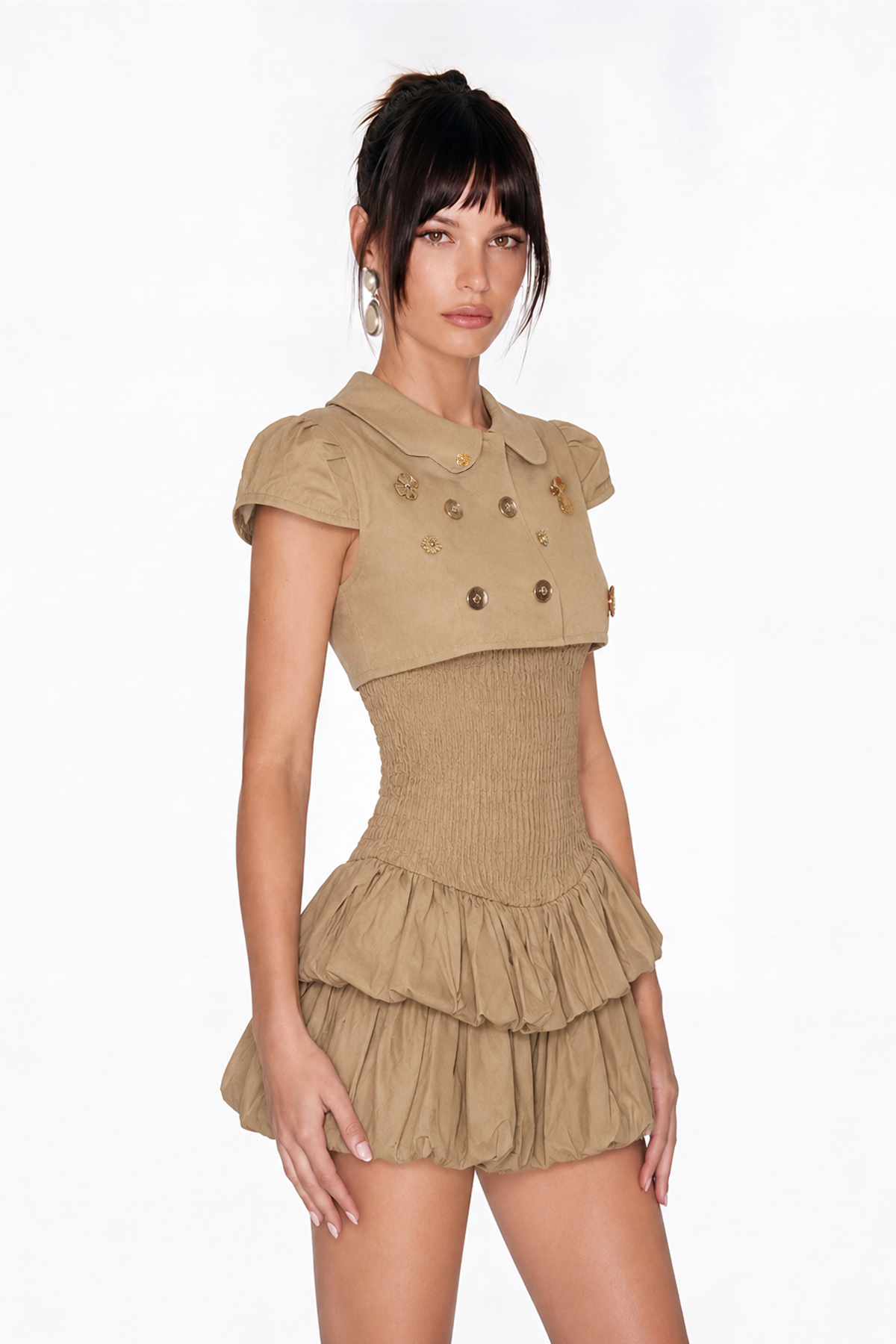 Maaseiah Three Piece Bubble Mini Dress
