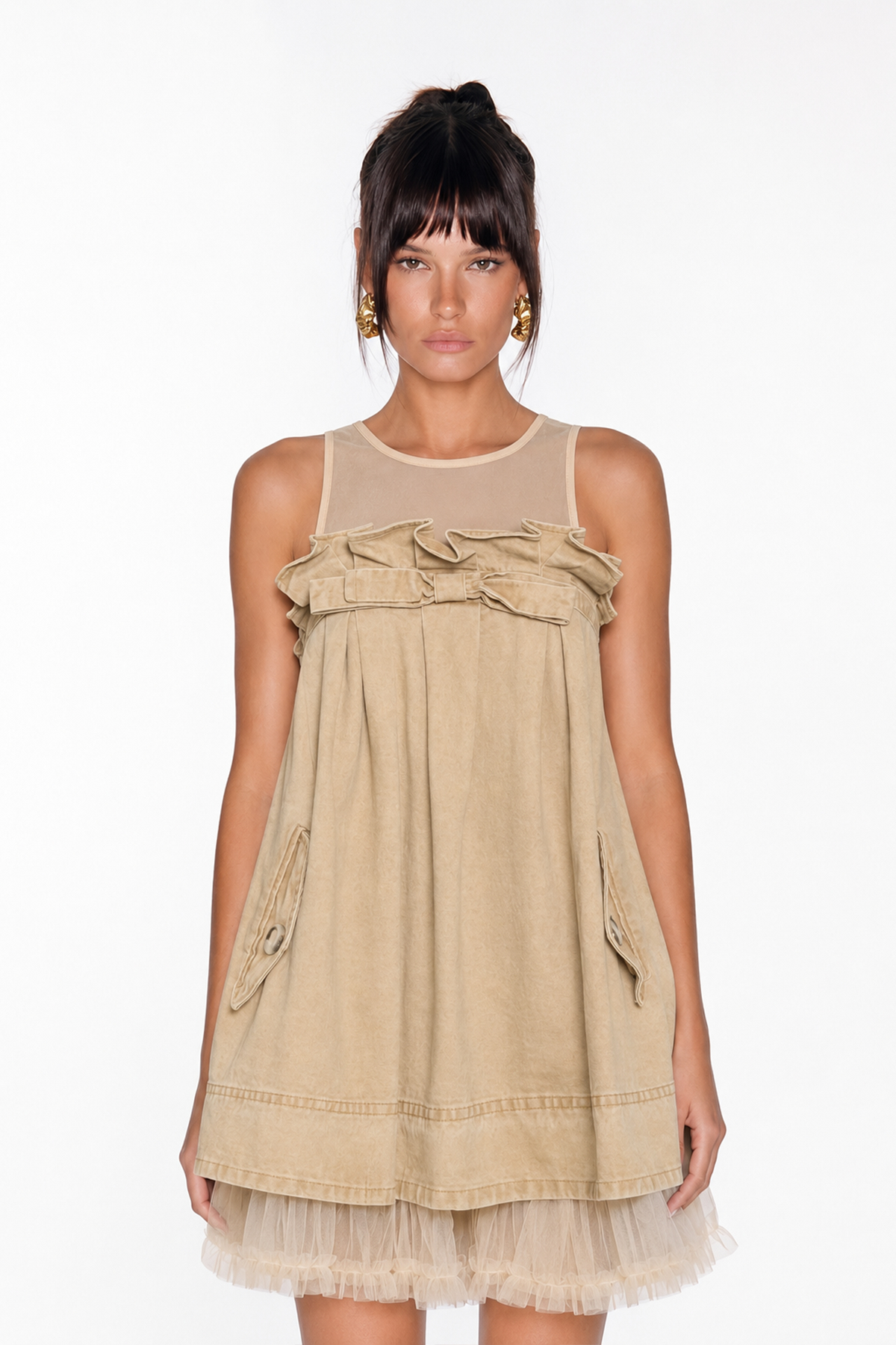 Maat Mesh Two Piece Mini Dress