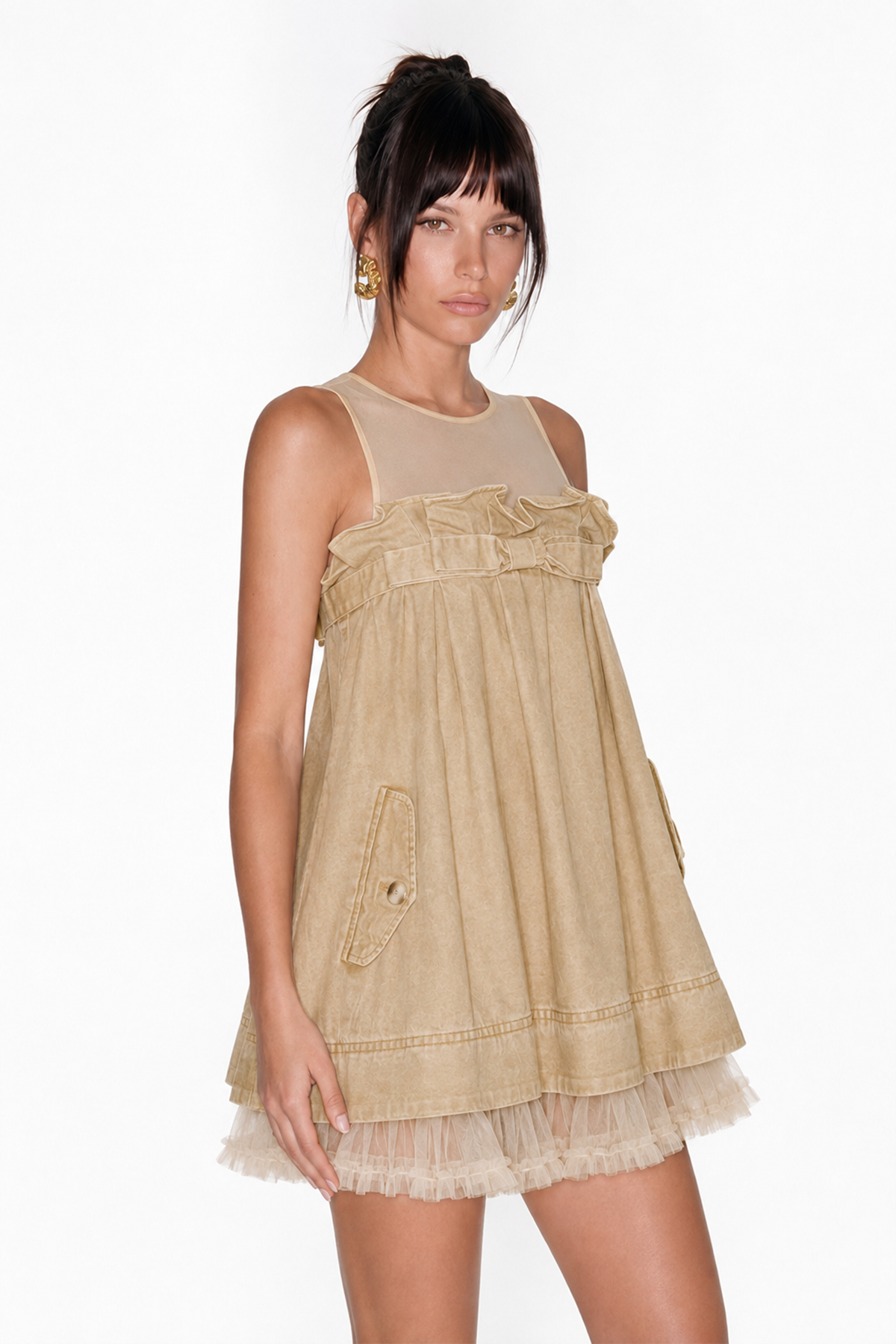 Maat Mesh Two Piece Mini Dress