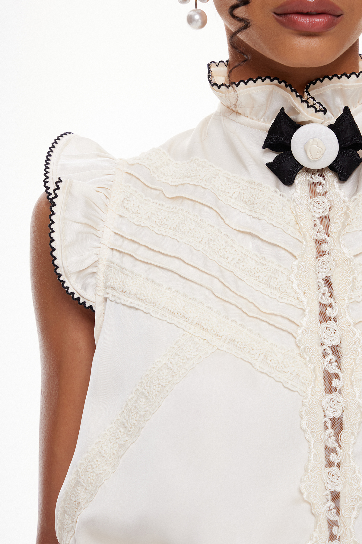 Mable Lace Bubble Skirt Set