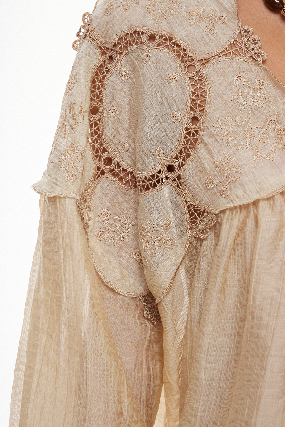 Mabyn Lace Ruffle Skirt Set