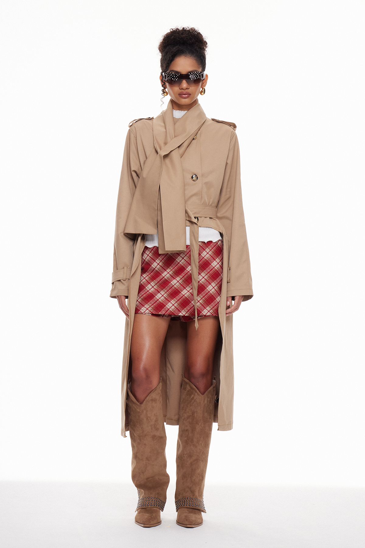 Macario Double Breasted Trench Coat