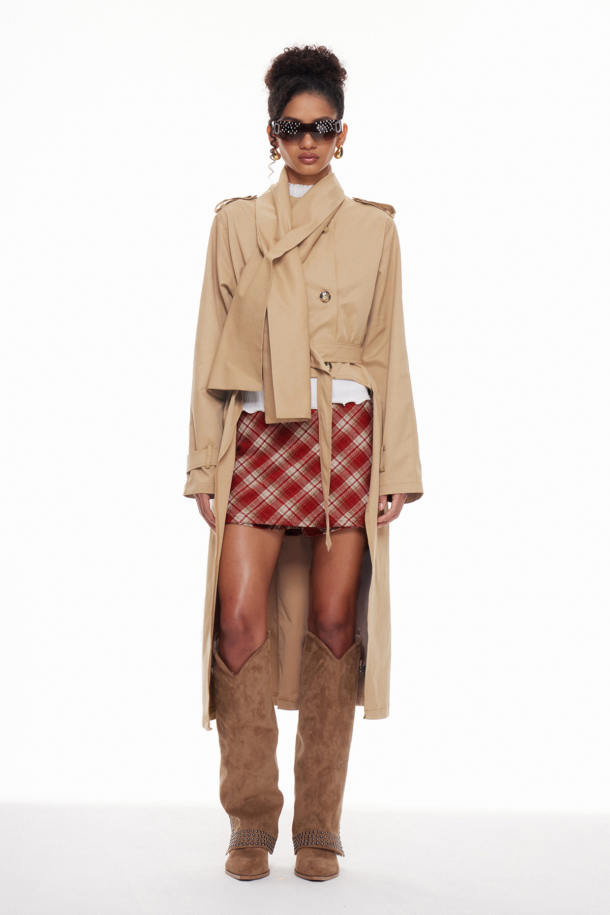 Macario Double Breasted Trench Coat
