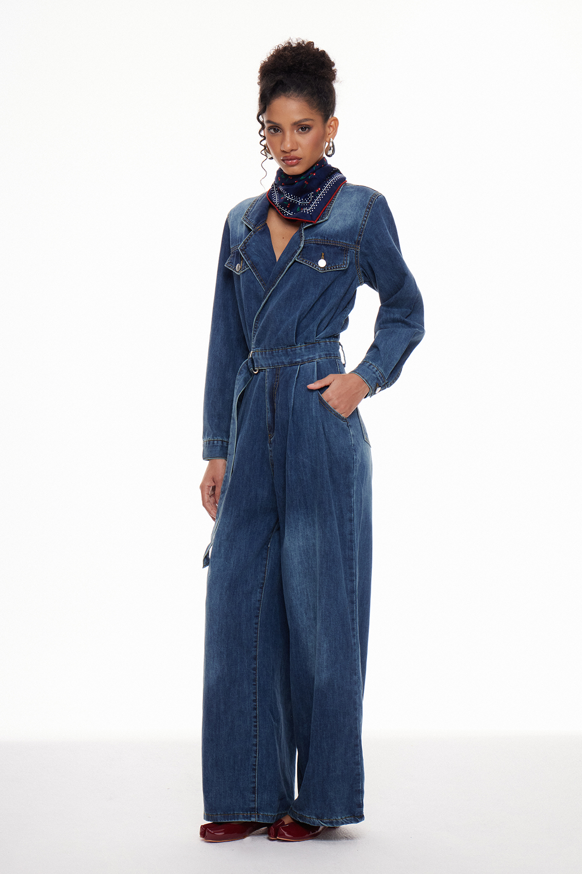 Maci Denim Jumpsuit